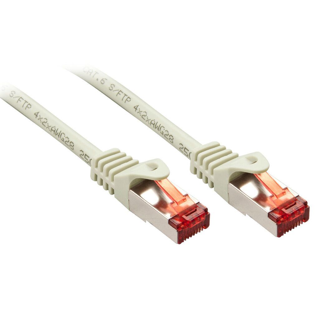 LINDY Patchkabel Cat6 S/FTP Basic hellgrau 5.00m
