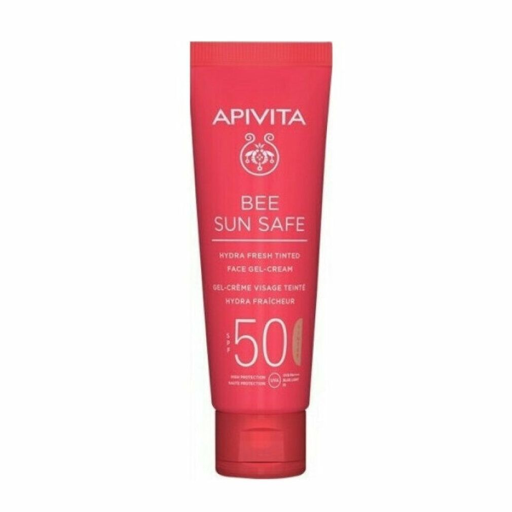 Apivita Bee Sun Hydra Fresh Getönte Gesichtsgelcreme Spf50 50ml