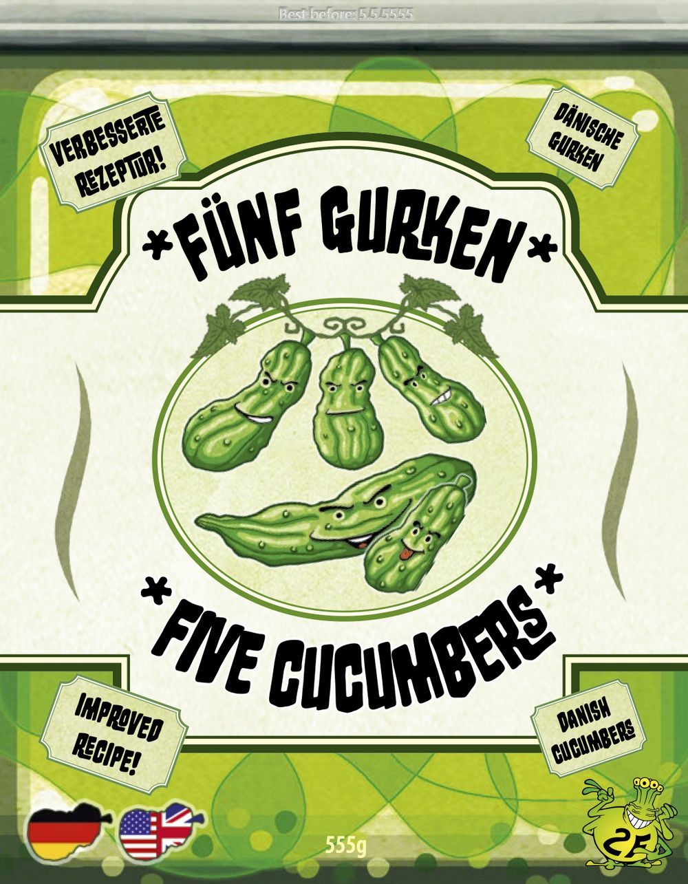 Fünf Gurken
