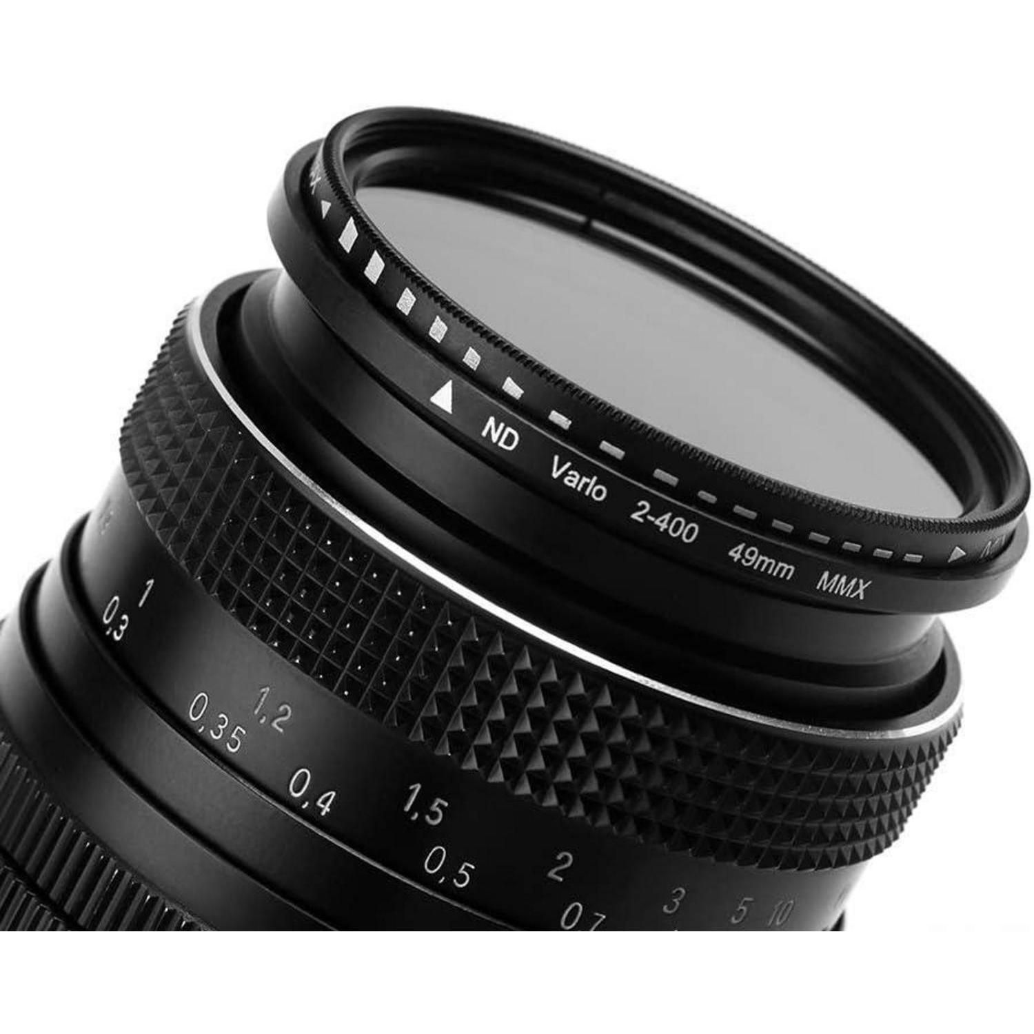 72mm Variabler ND Filter Slim Neutrale Graufilter ND2-ND400 für Canon ...