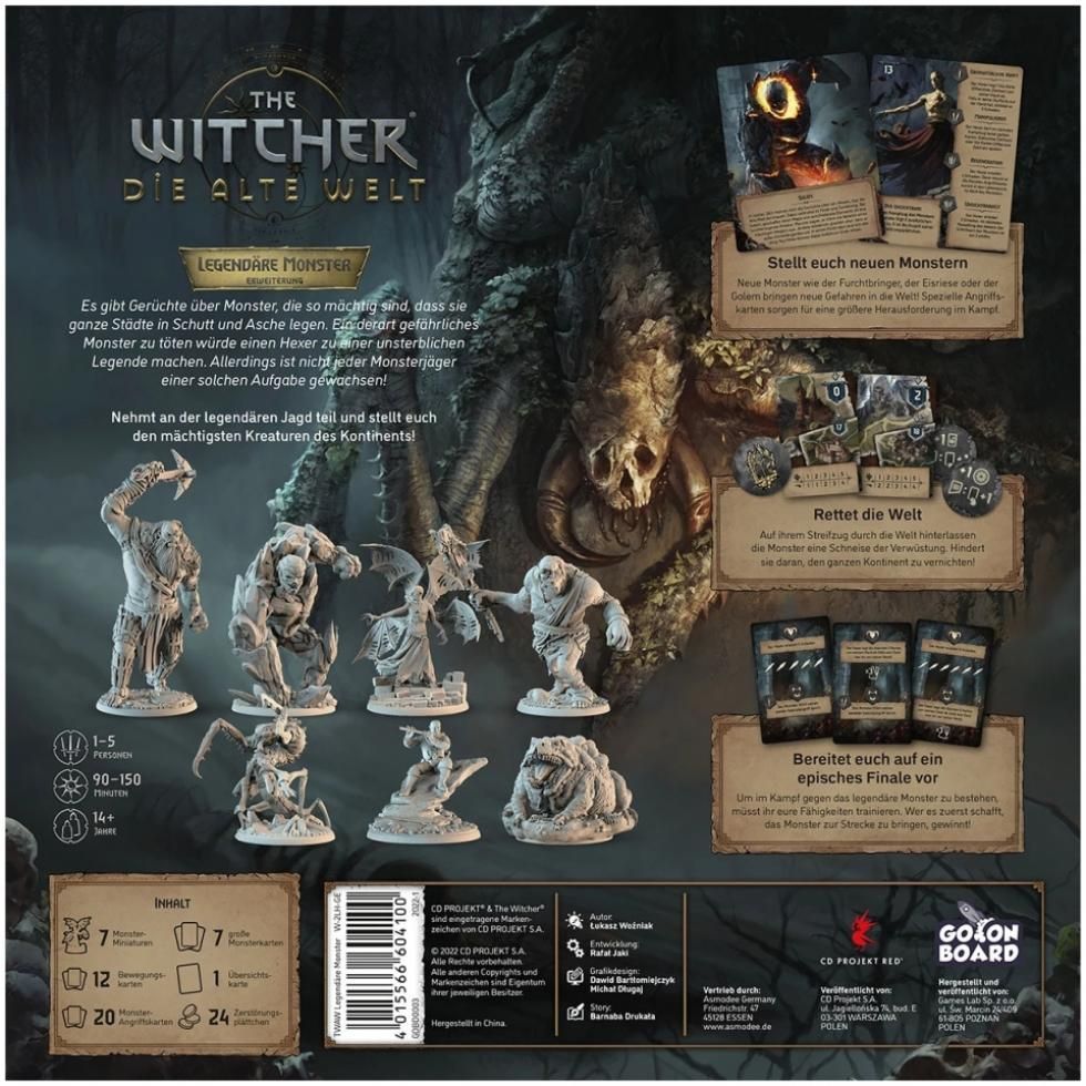 The Witcher - Die alte Welt - Legendäre Monster - deutsch kaufen bei ...