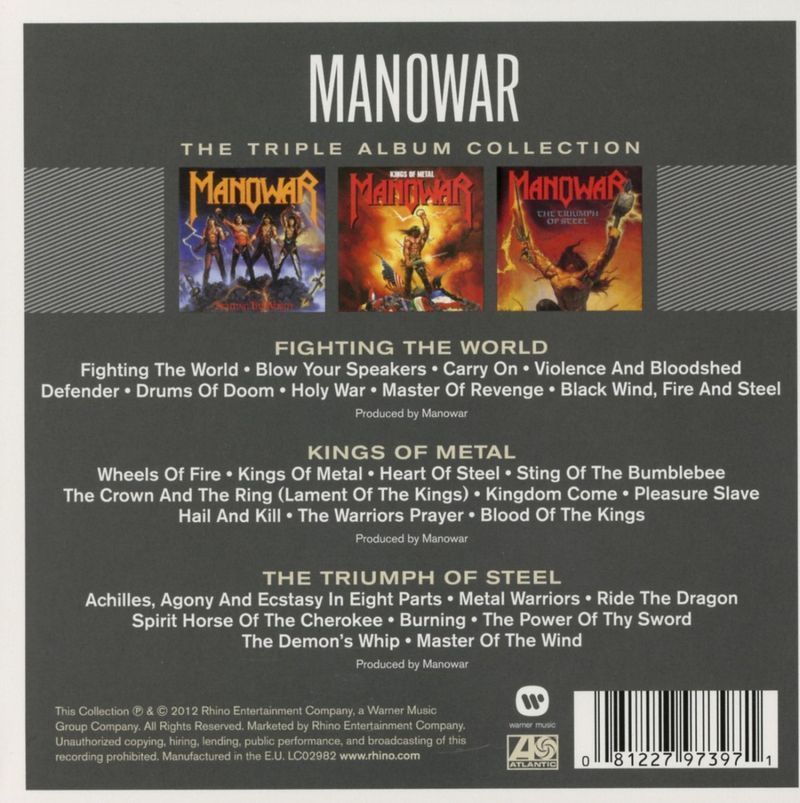 Manowar: The Triple Album Collection - Rhino - (CD / T) kaufen bei Hood.de