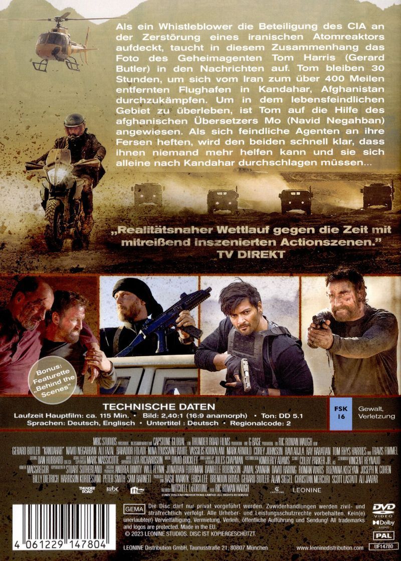 Kandahar (DVD) Min: 115/DD5.1/WS - Leonine - (DVD Video / Ac kaufen bei ...