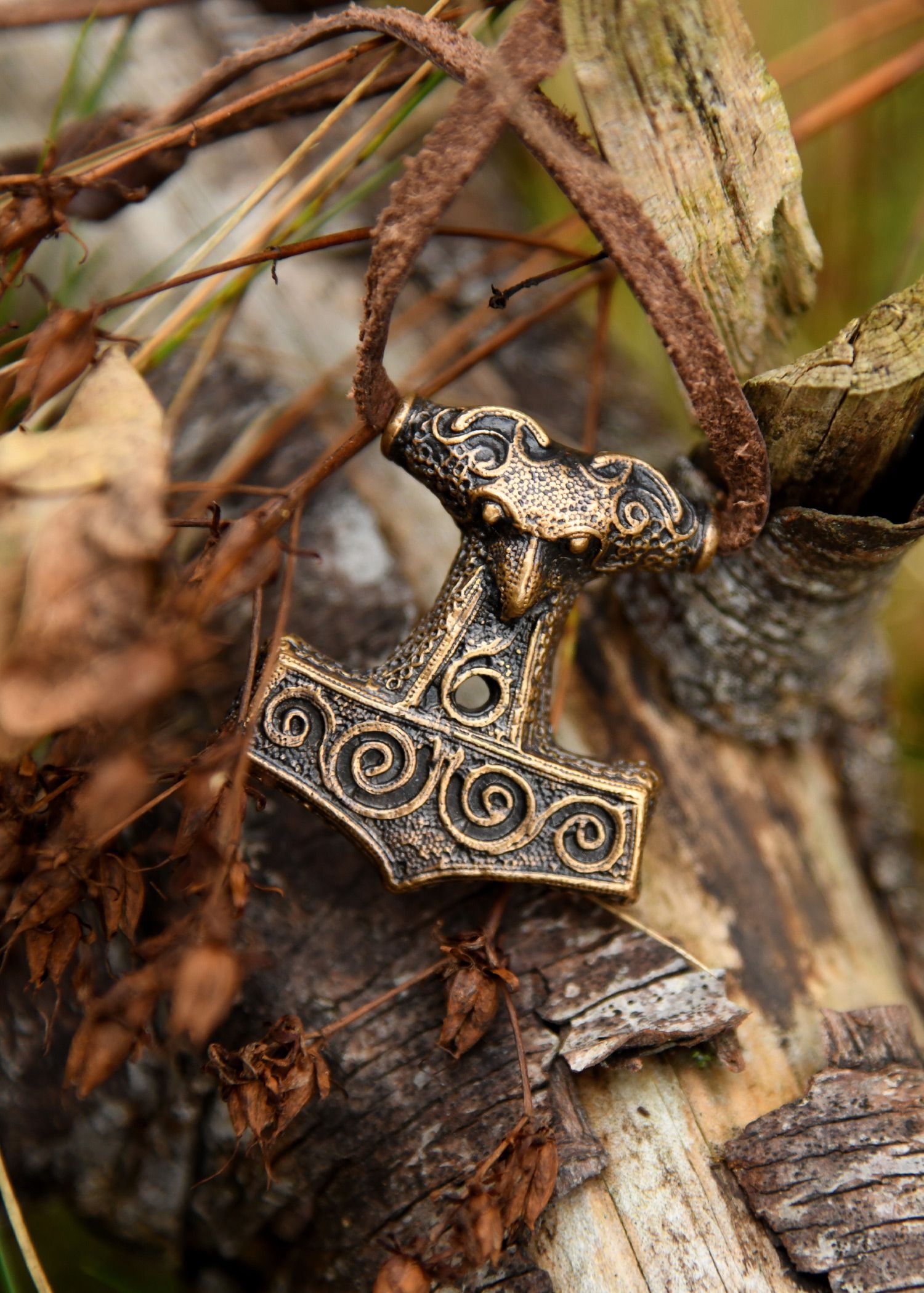 Kettenanhänger Thorhammer aus Schonen, Bronze kaufen bei Hood.de