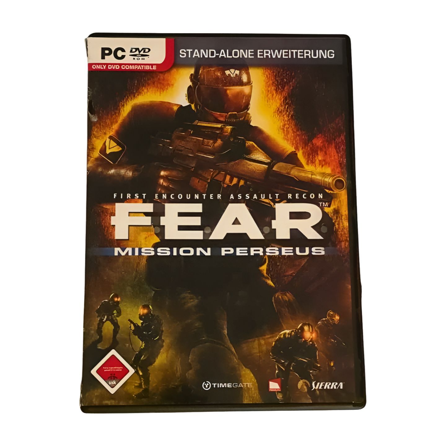 F.E.A.R. Mission Perseus PC DVD Sierra Horror Ego-Shooter Stand-Alone ...