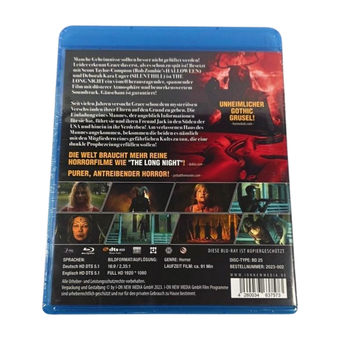The Long Night Blu-ray Horror Film Scout Taylor-Compton Rich Ragsdale ...
