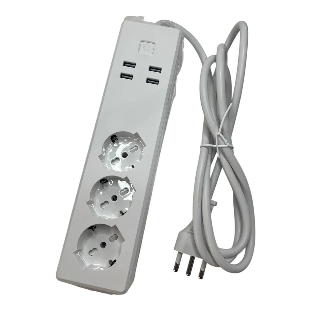 meross Smart WLAN Steckdosenleiste mit 3 AC Steckdosen und 4 USB Ports ...