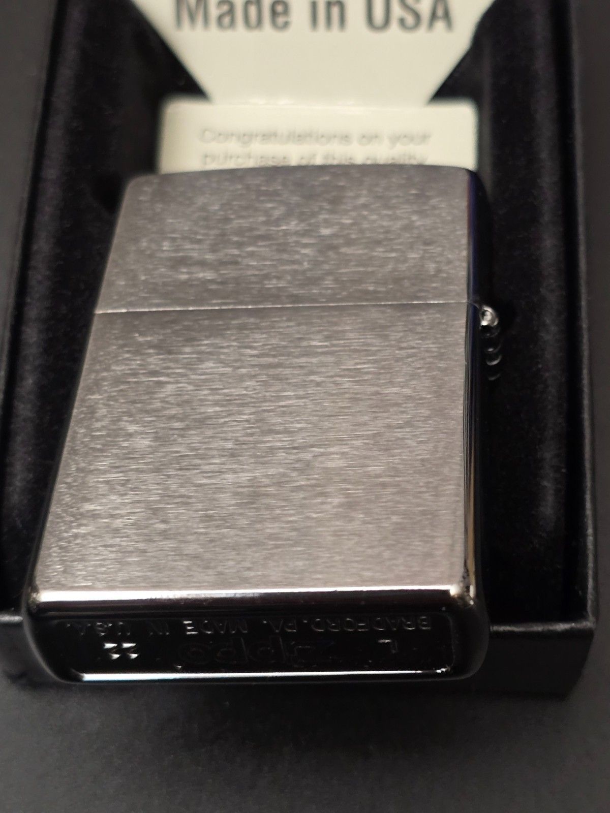 Zippo ADLER Emblem (Custom PIN Style) German Eagle, Chrom gebürstet ...