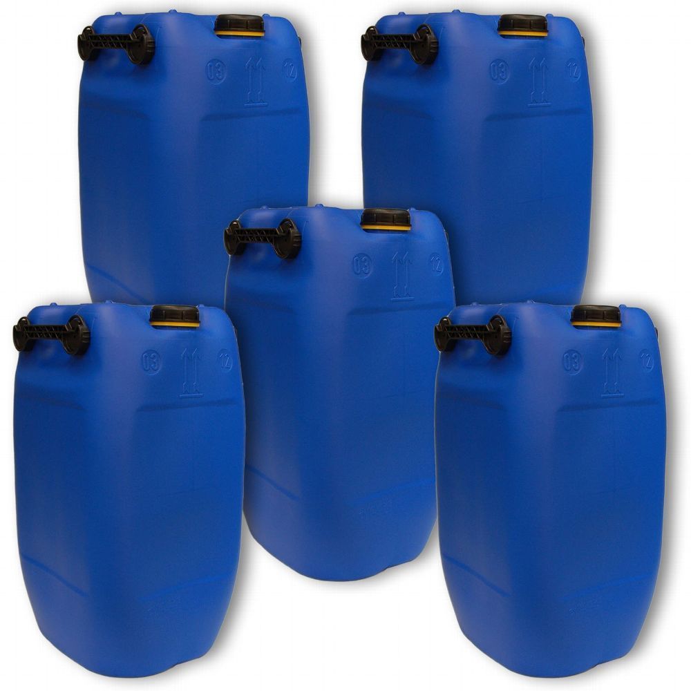 Plastic vat met deksel | Nieuwe en ongebruikte plastic vaten met deksel