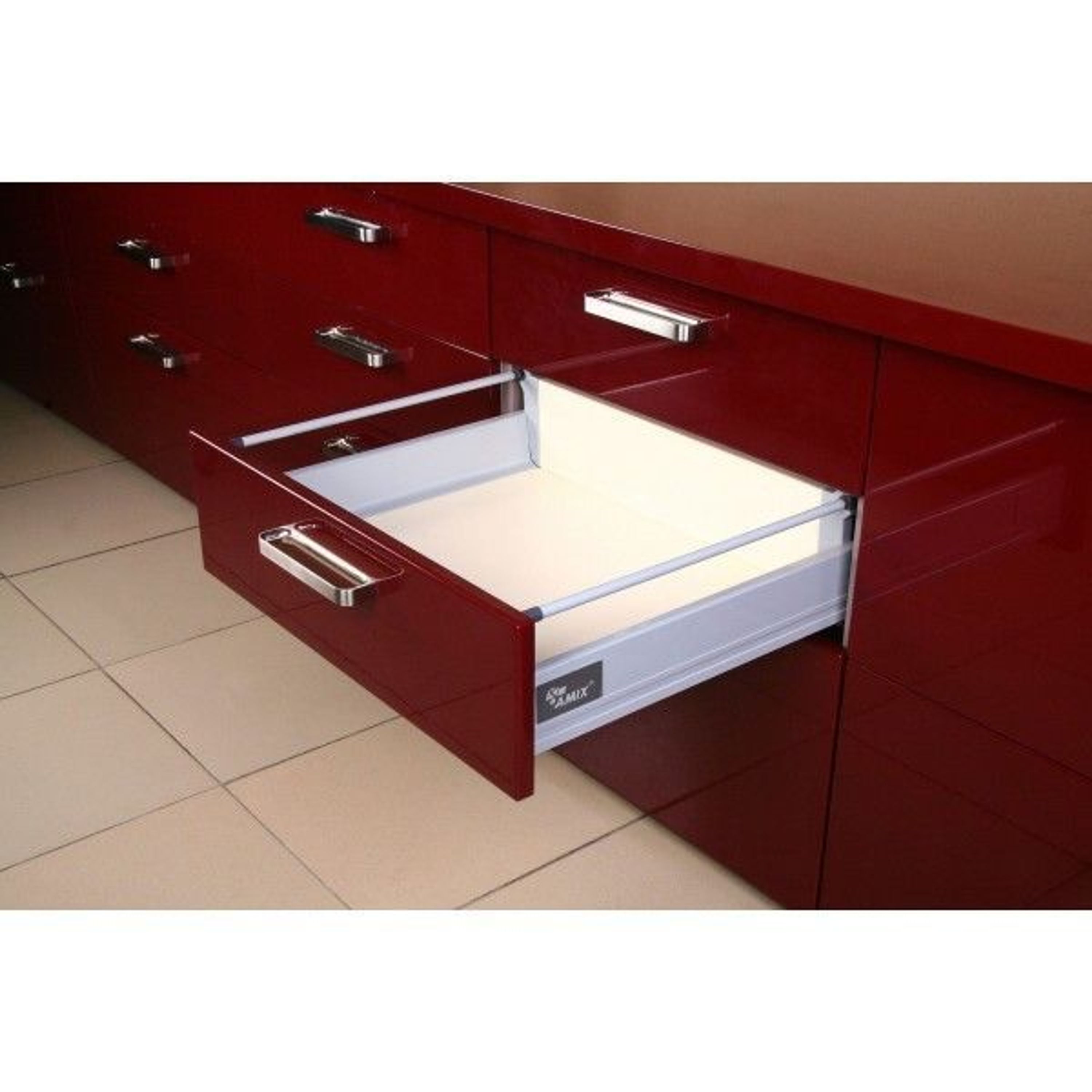 Schubkasten Küchenschublade Schublade Küchenschubkasten 40Kg TB10 Weiß