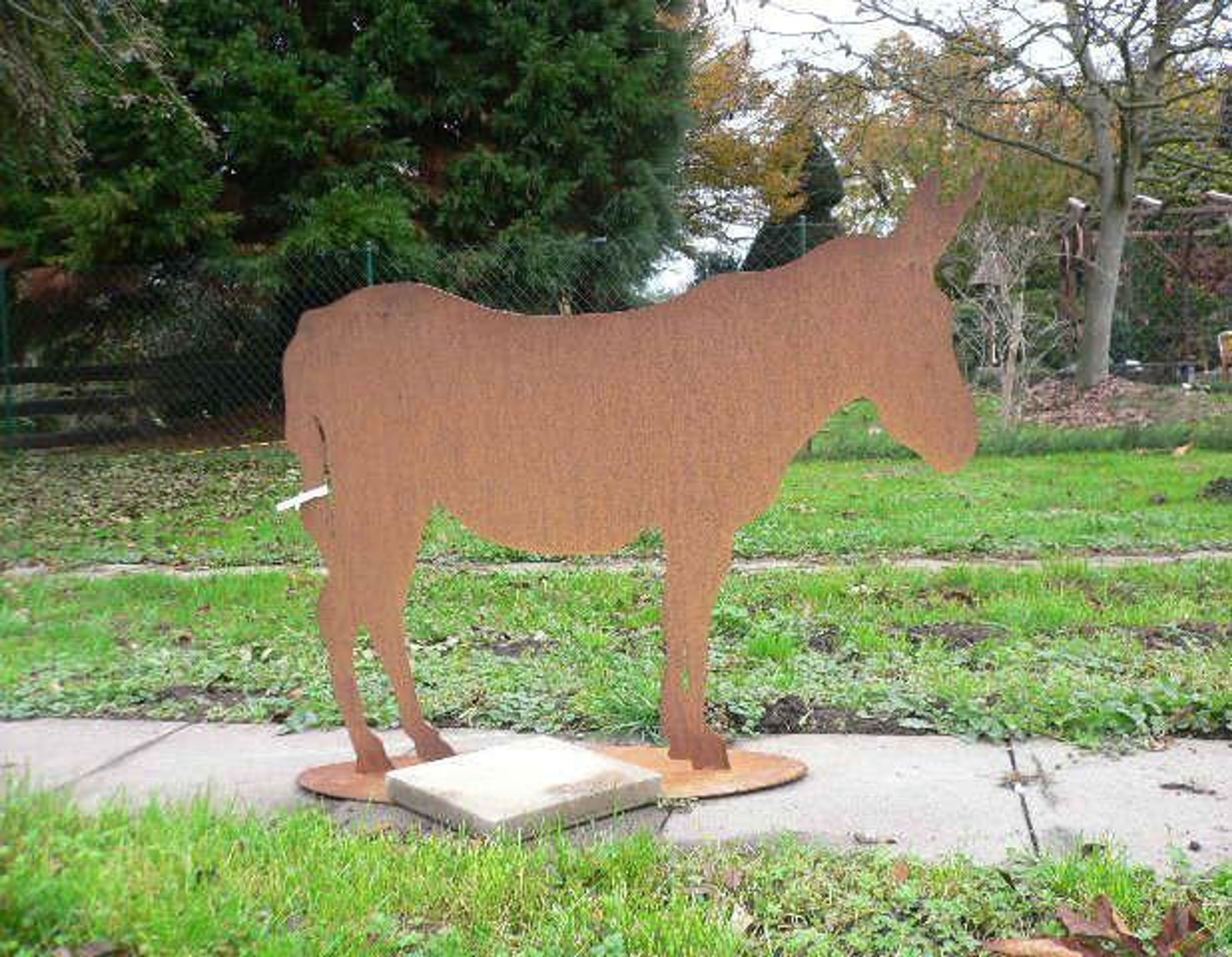XXL Hirsch Aus Edelrost – Gartendeko 150 Cm | Rostfigur Für Draußen