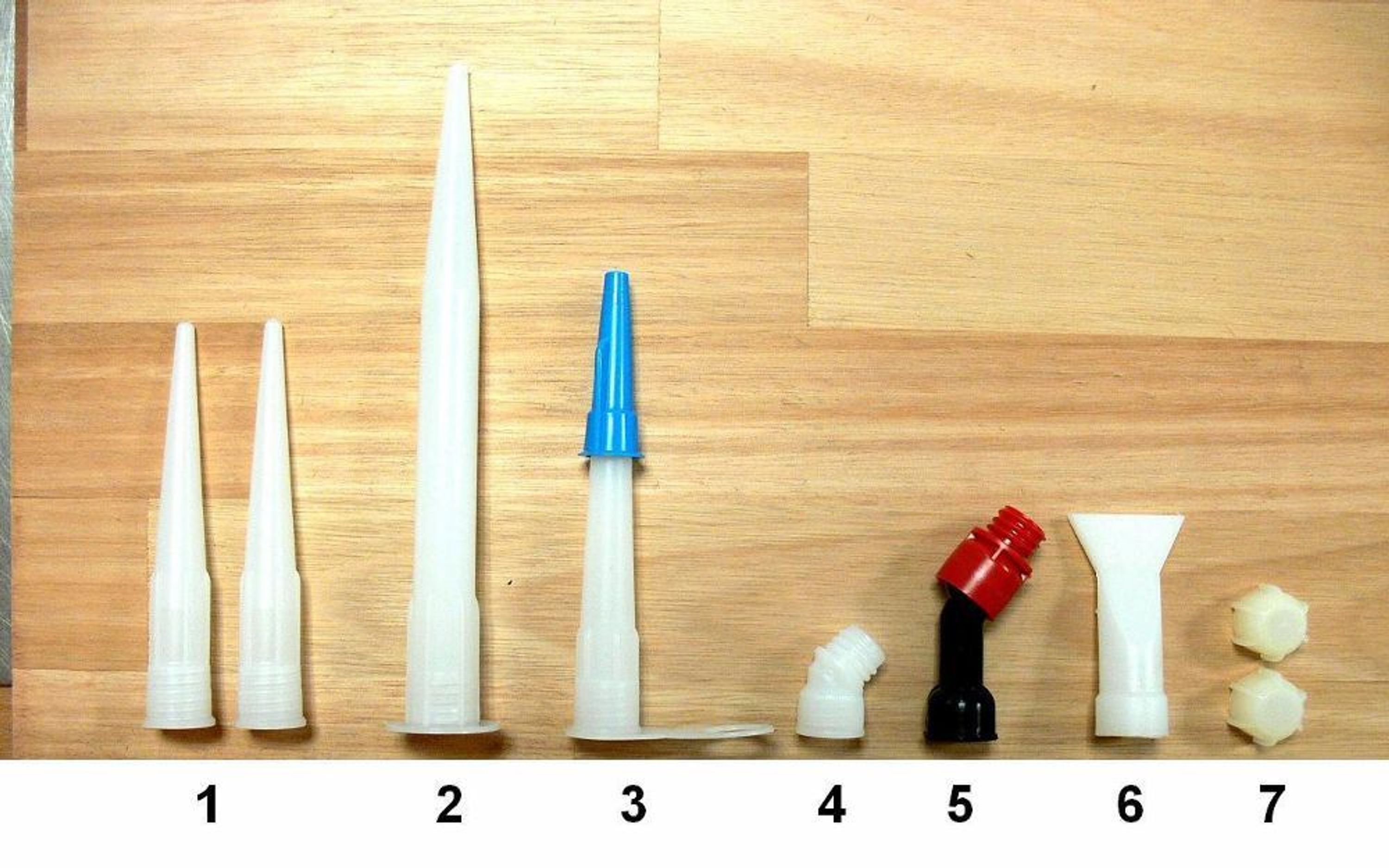 Zubehör für PE-Kartuschen , Silikon, Acryl , Kleber , Silikonkartuschen ...
