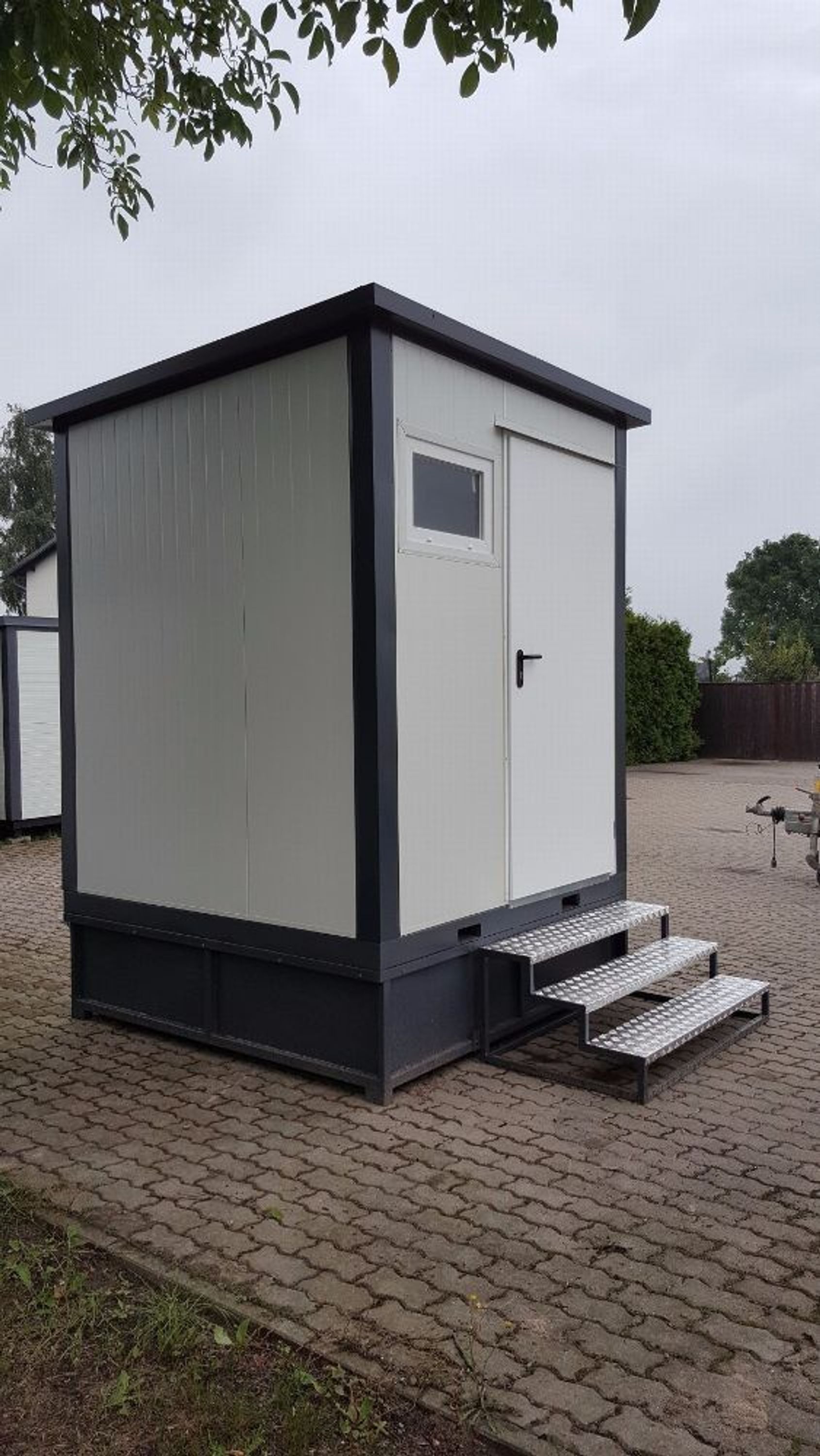 WC Container Toilette WC Box Kabine Sanitärcontainer mit Fäkalientank o ...