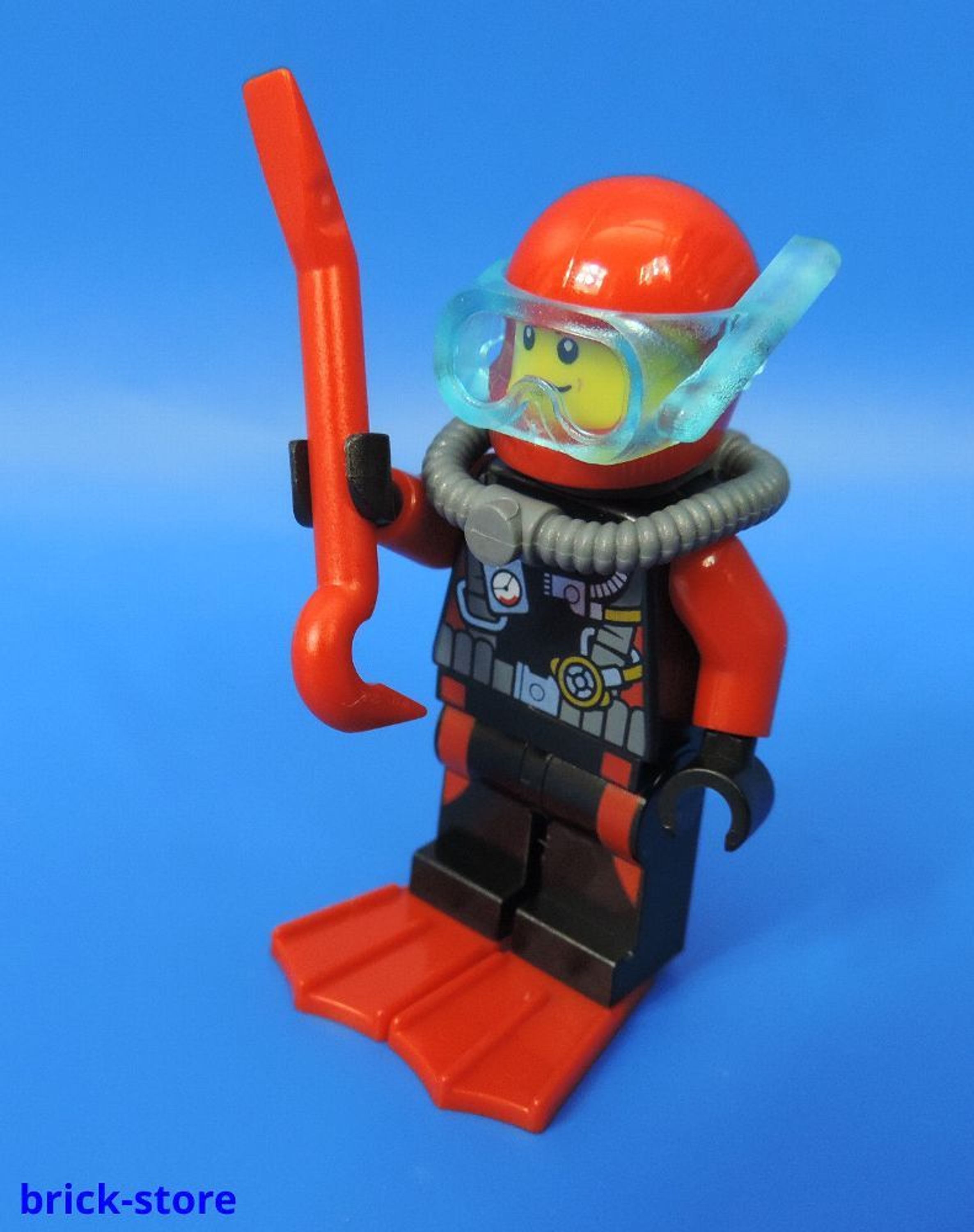 taucher figuren spielzeug LEGO® City Limited Edition 951703 / Taucher Figur mit Hai / Polybag