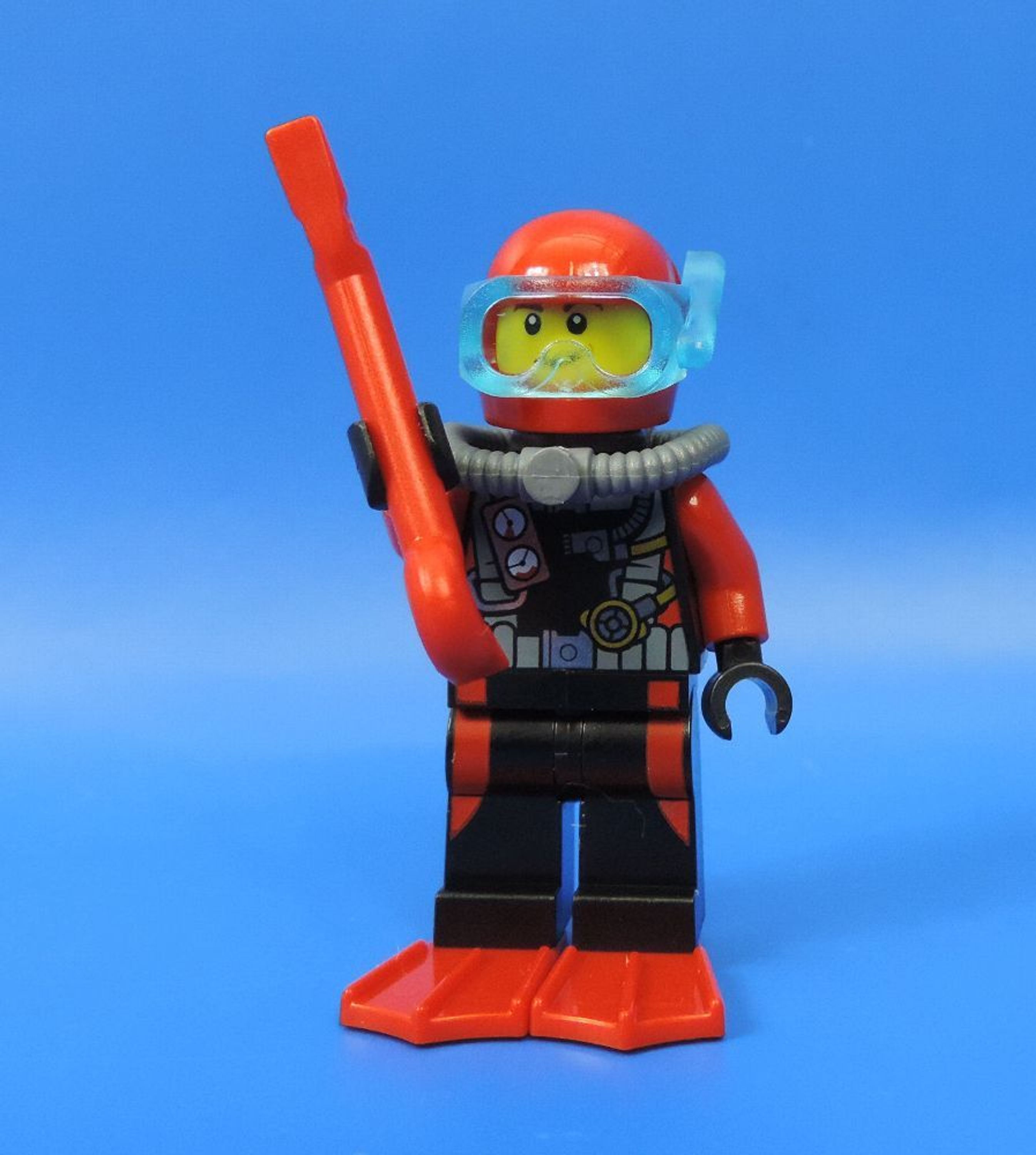 taucher figuren spielzeug LEGO® City Limited Edition 951703 / Taucher Figur mit Hai / Polybag