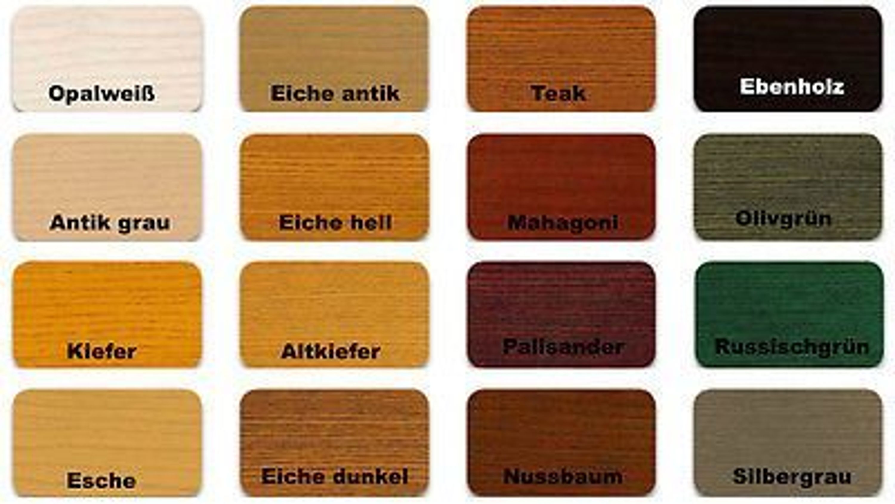 Südwest ImprägnierLasur Holzlasur Holzschutzlasur Farbtöne Sikkens
