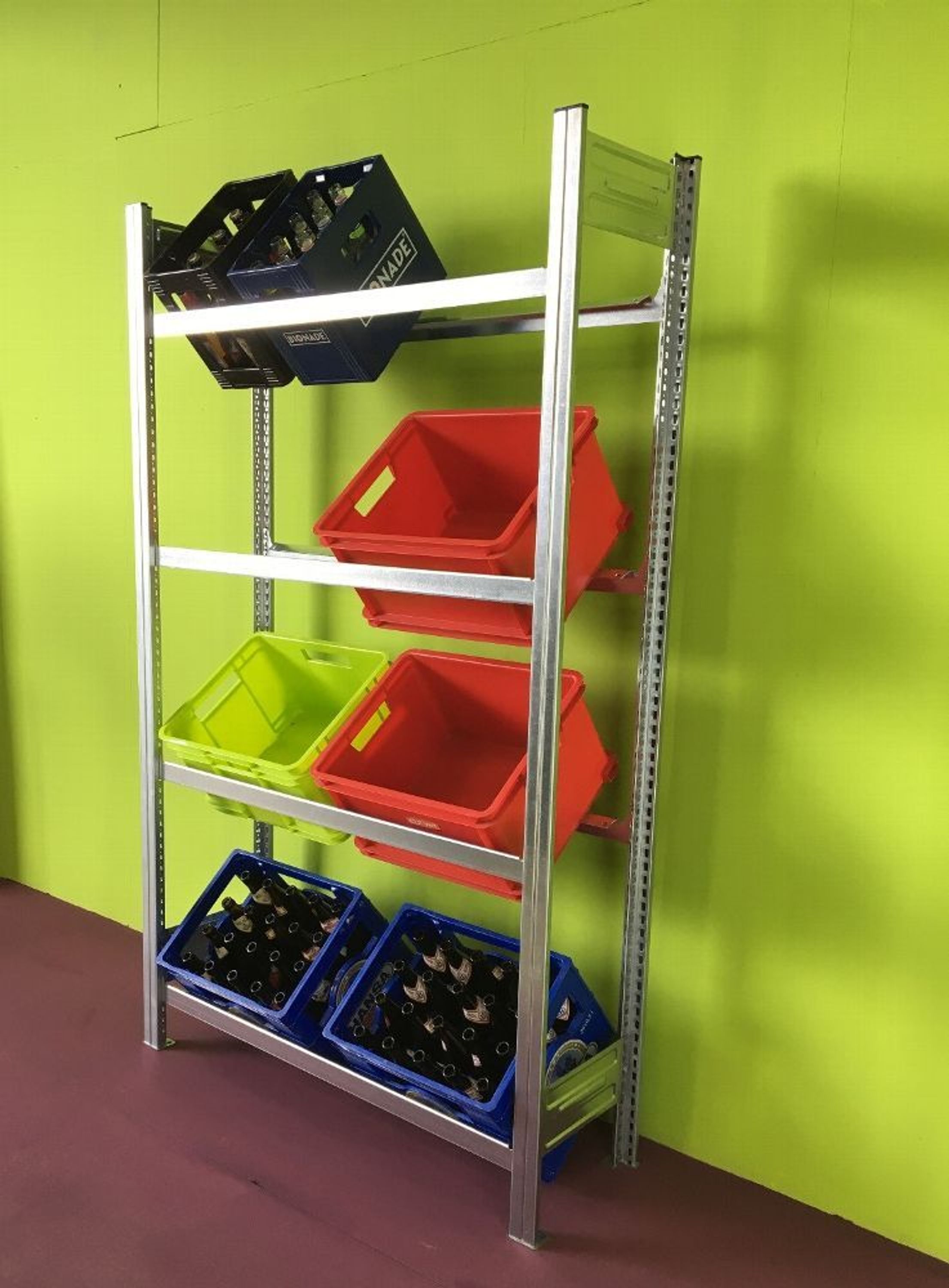 4 lagen 1m für Getränkekisten, Lagerboxen, Küchenregal, Kellerregal