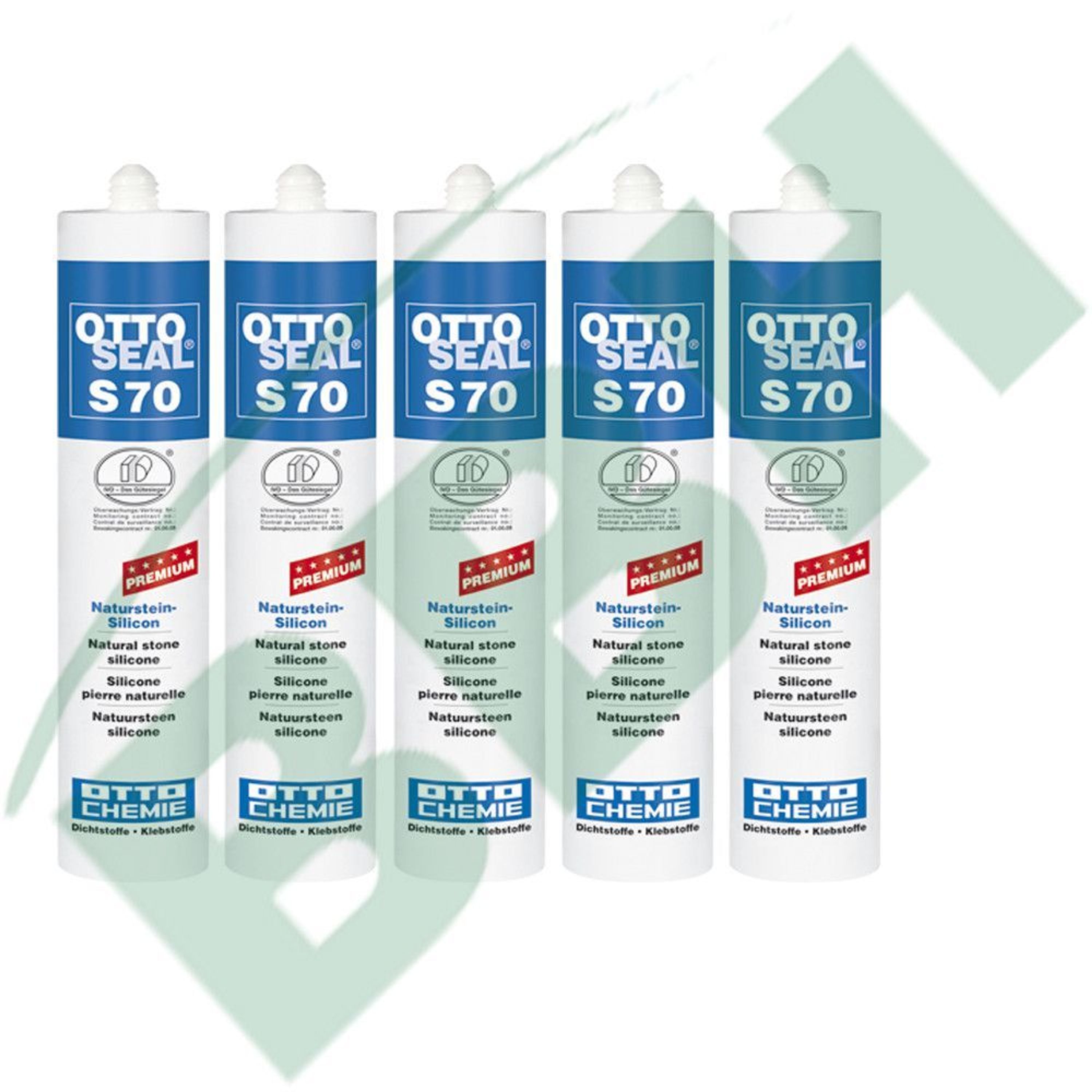 Ottoseal S70 Premium Naturstein Silicon 5 x 310 ml - viele Farben ...