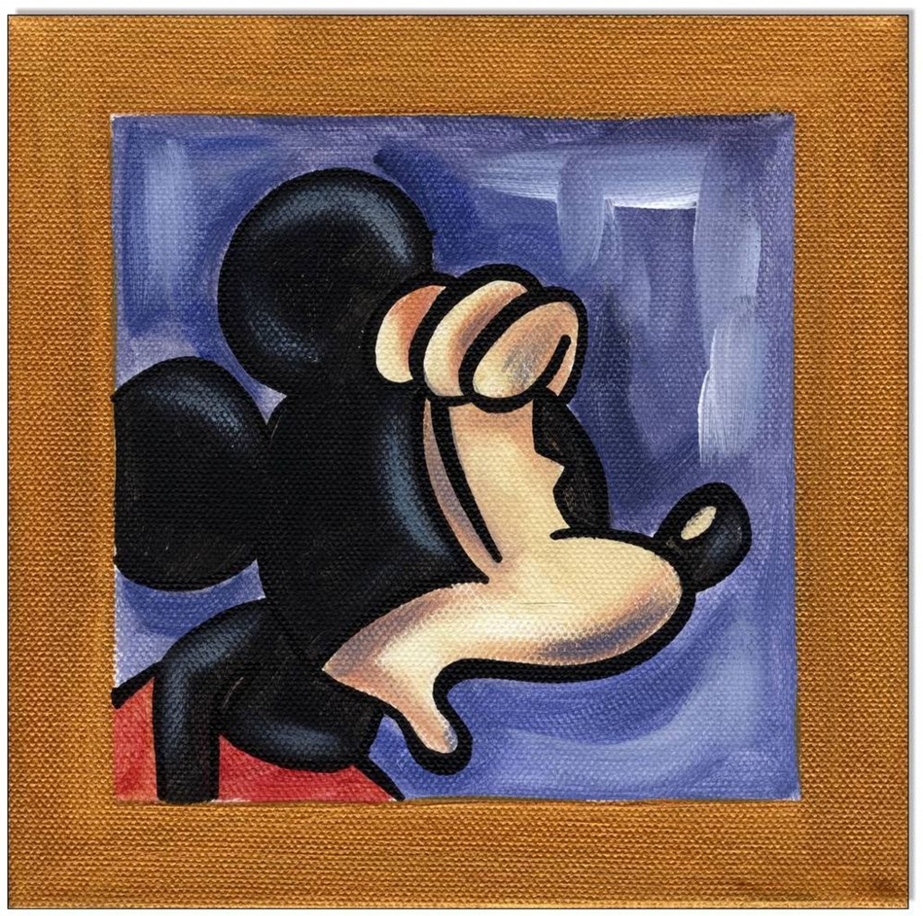 Klausewitz Original Acryl auf Leinwand Mickey Mouse / 3 Bilder 20x20