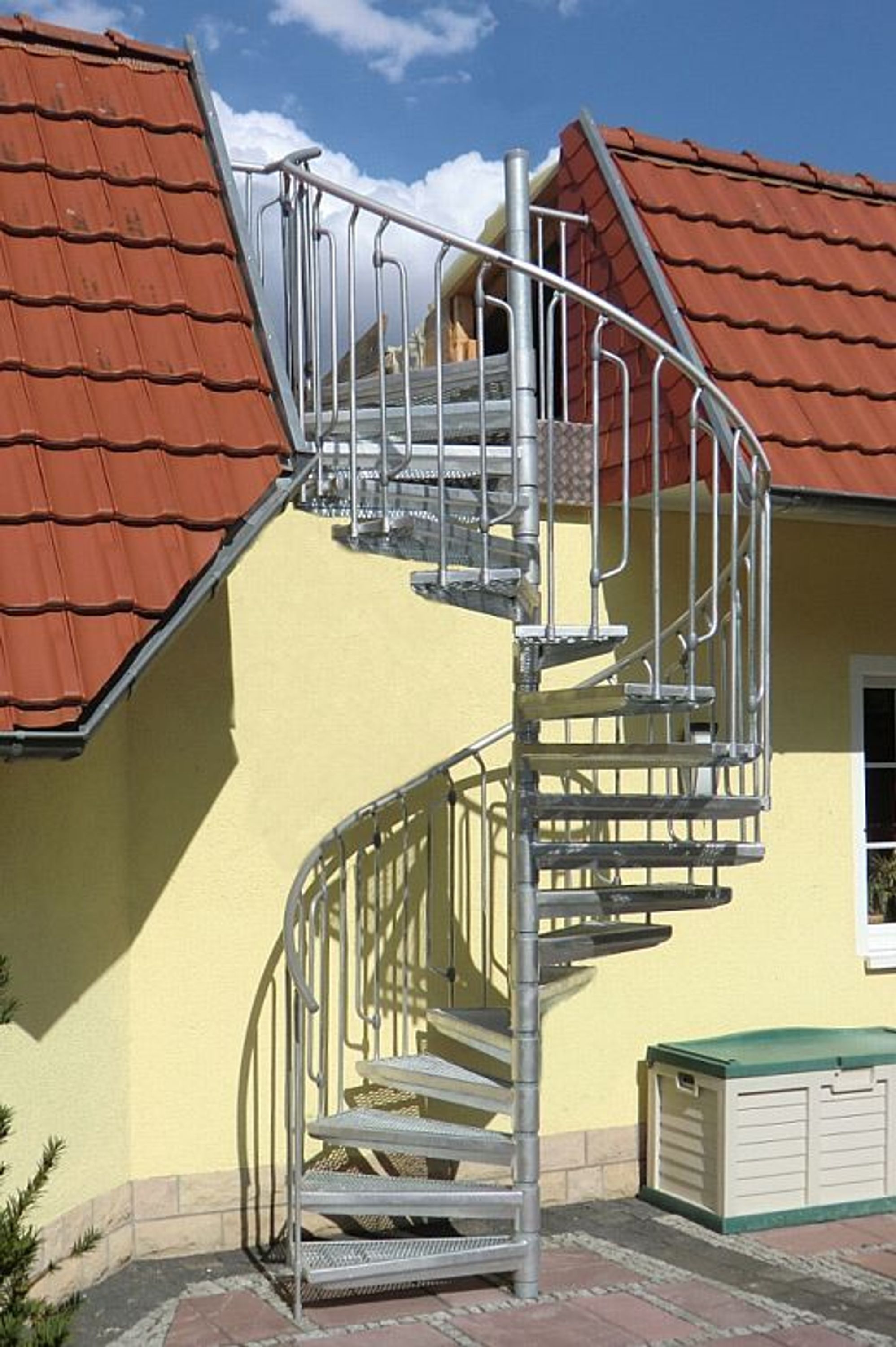 Außentreppe Spindeltreppe Arizona 180 kaufen bei Hood.de