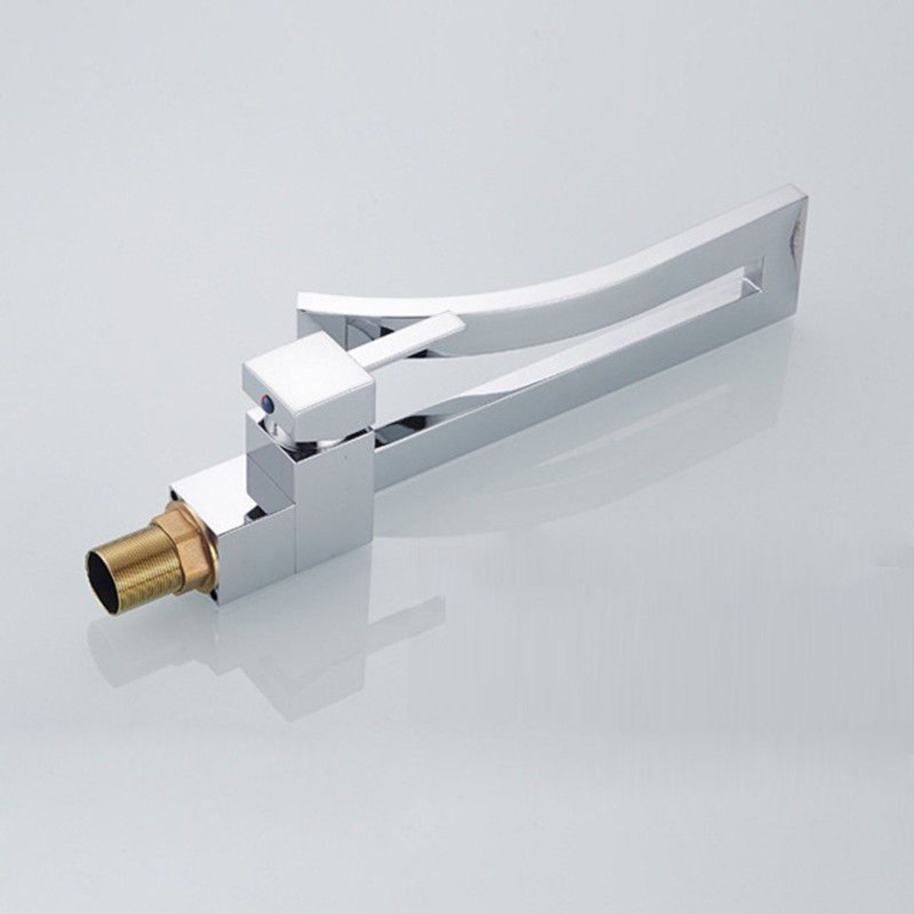 Bad Armatur Waschbecken Modern Einhebelmischer Wasserhahn Wasserfall