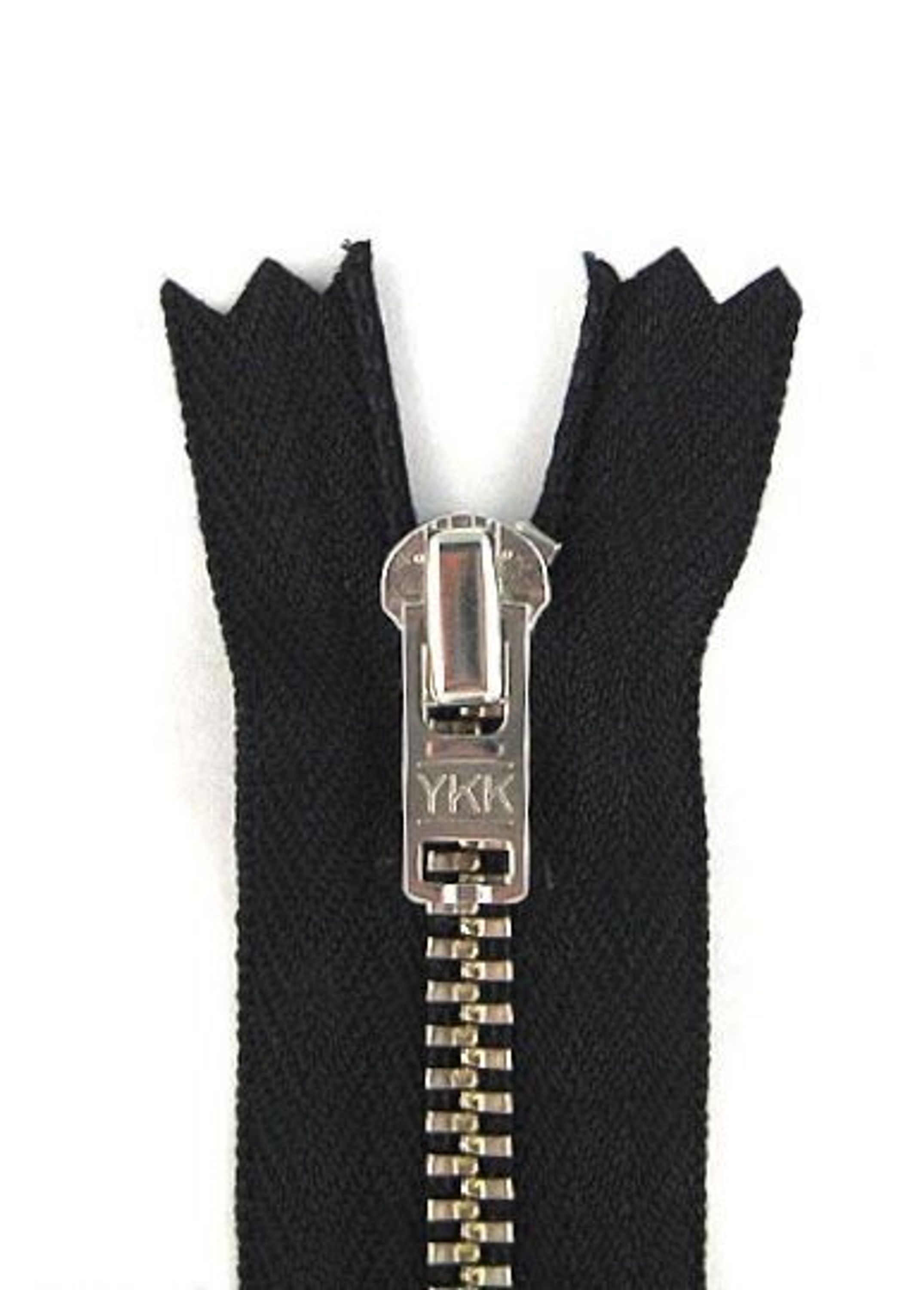 YKK Reißverschluss unteilbar metall silber kaufen bei Hood.de