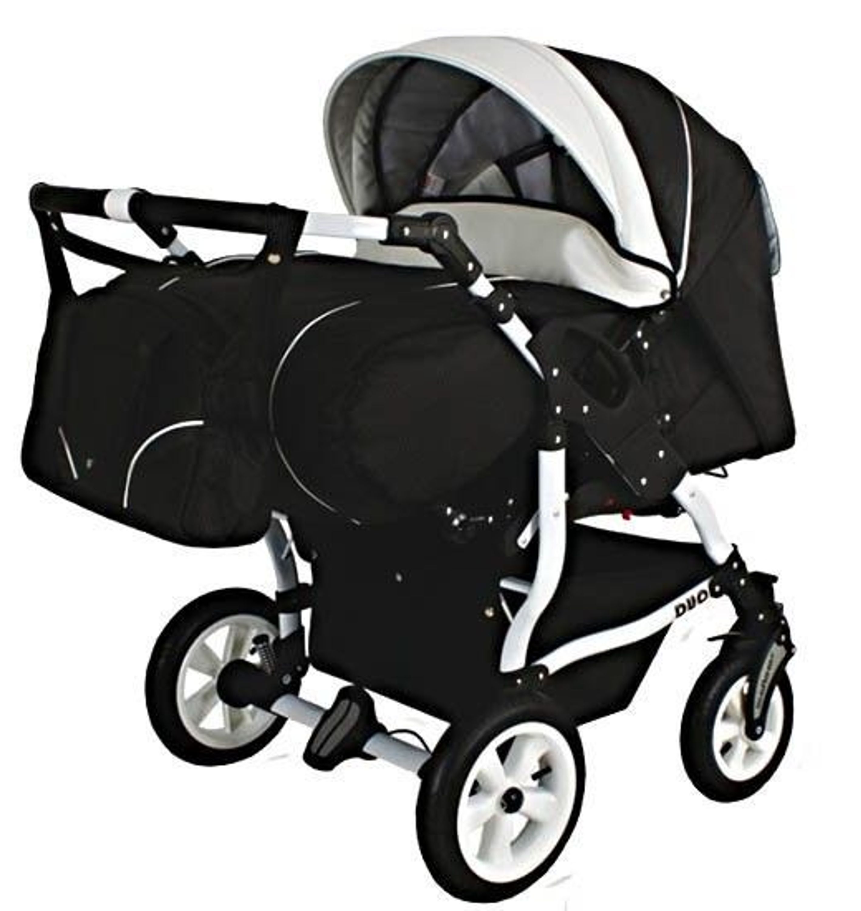Geschwister Adbor Twins Duo Stars Zwillingswagen 3 in 1 Set Wanne Buggy Babyschale kaufen bei