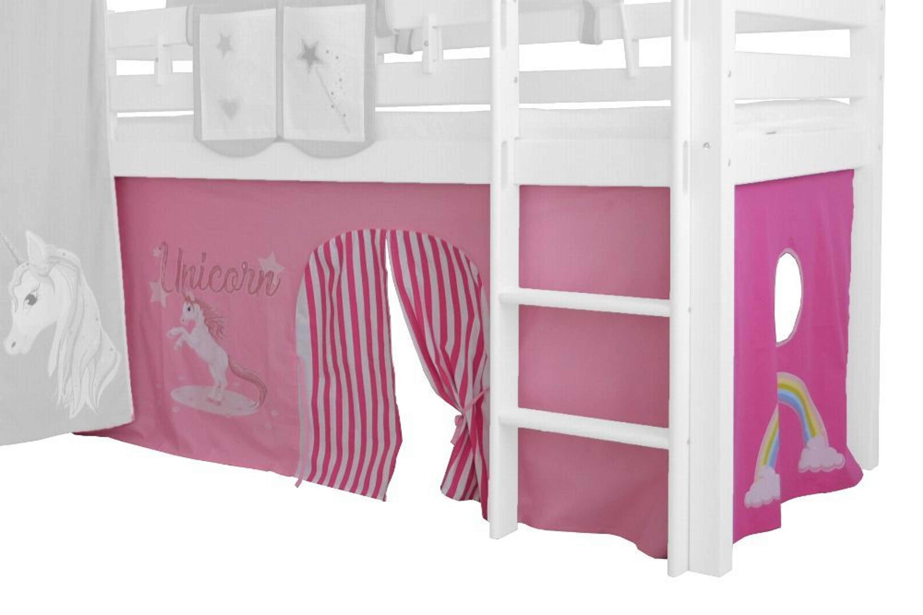 Vorhang für Hochbett Etagenbet Stoffvorhang Bettvorhang 14 Motive