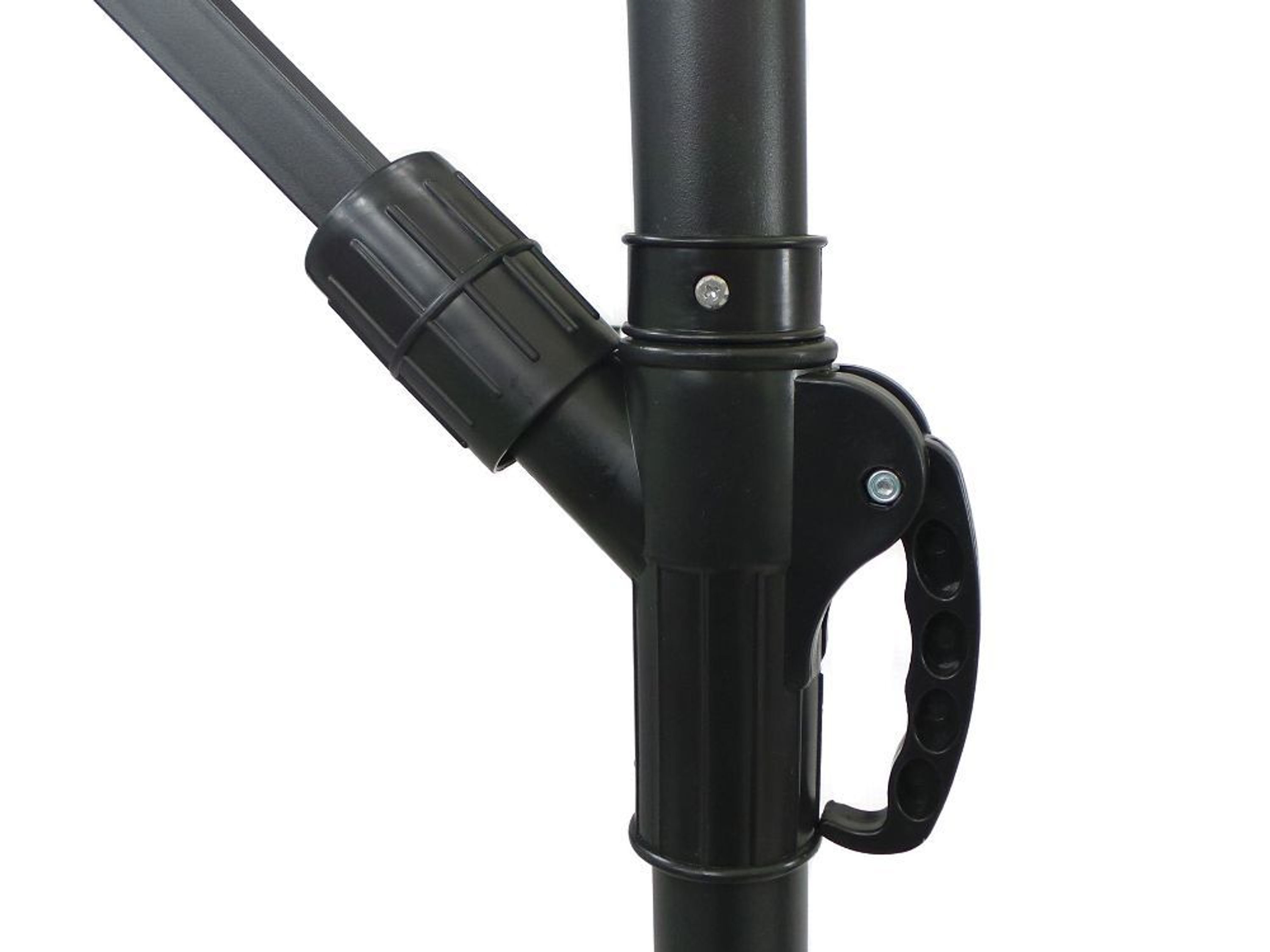 Luxus Sonnenschirm mit LED Beleuchtung Ampelschirm 300 cm Garten Schirm