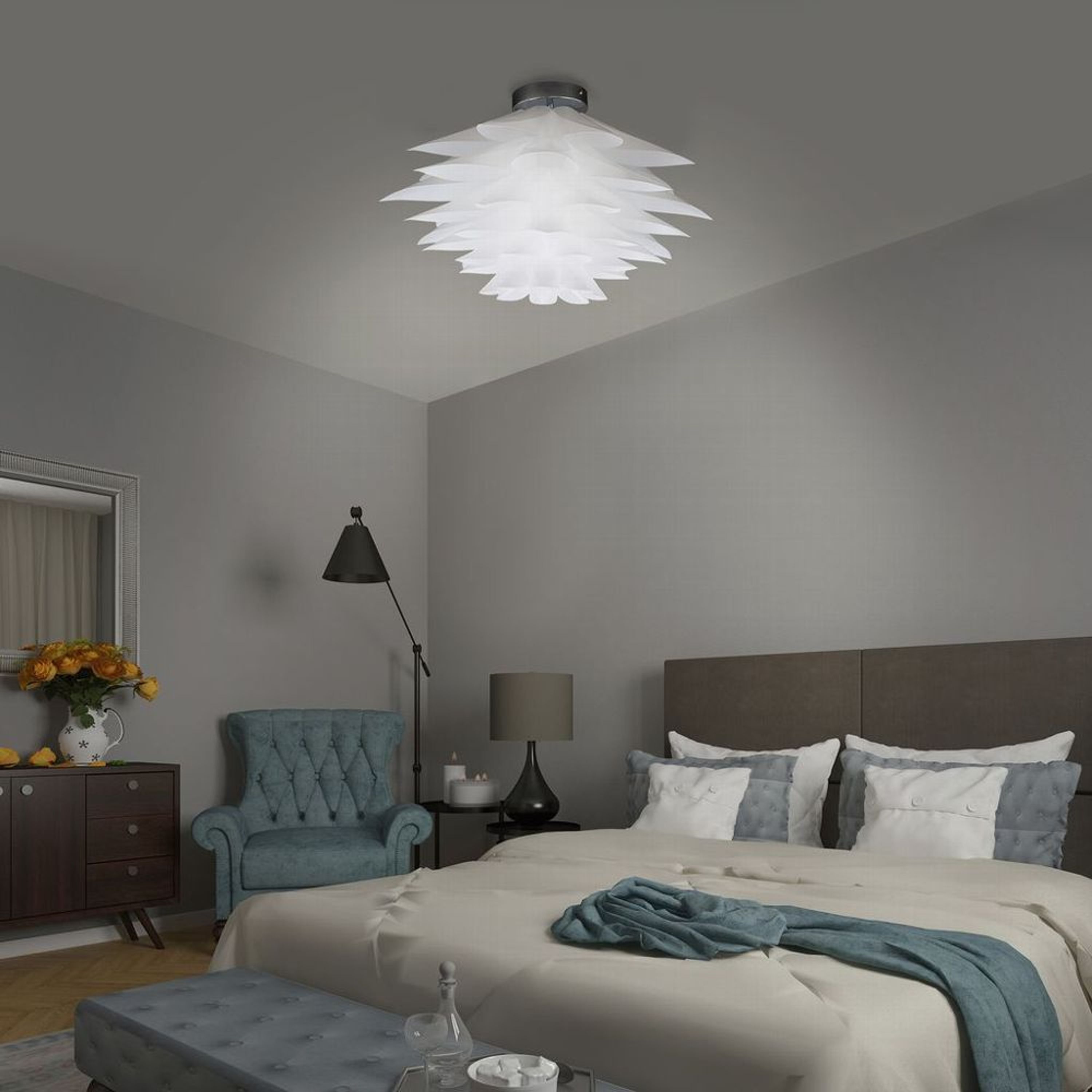 Design Decken-Leuchte Lüster Wohnzimmer Beleuchtung Schlafzimmer Lampe