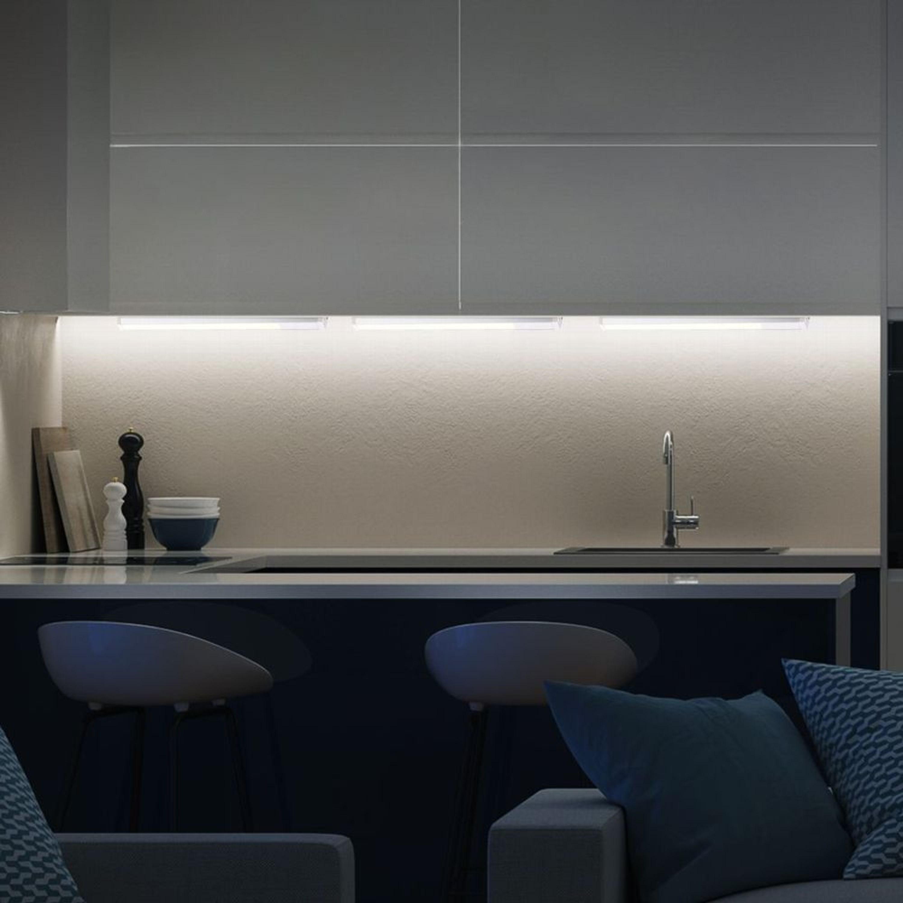 UnterbauLeuchte LED Lichtleiste KüchenLampe Beleuchtung