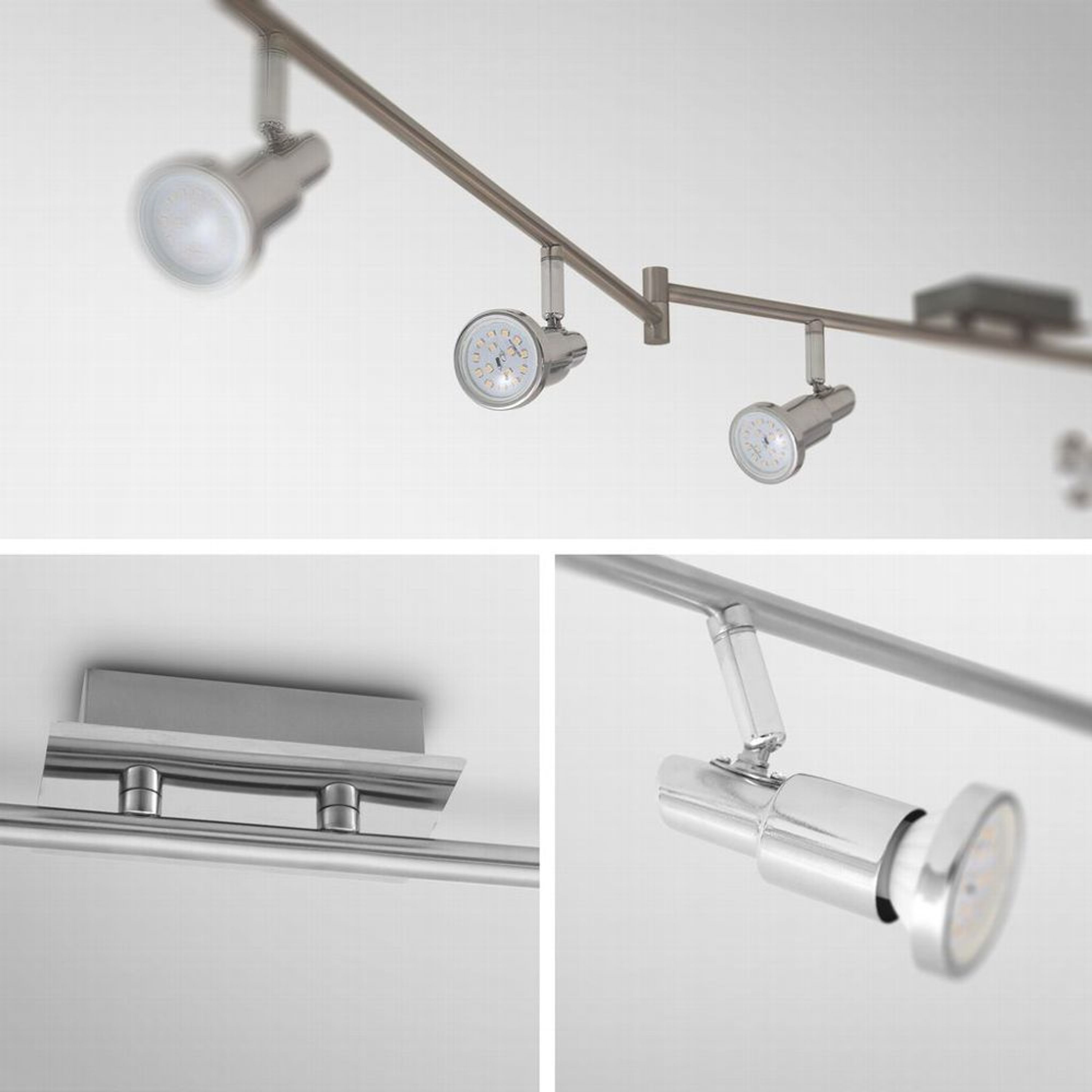 LED Decken-Leuchte Deckenschiene 6-flammig Lampe modern Spot-Leuchte