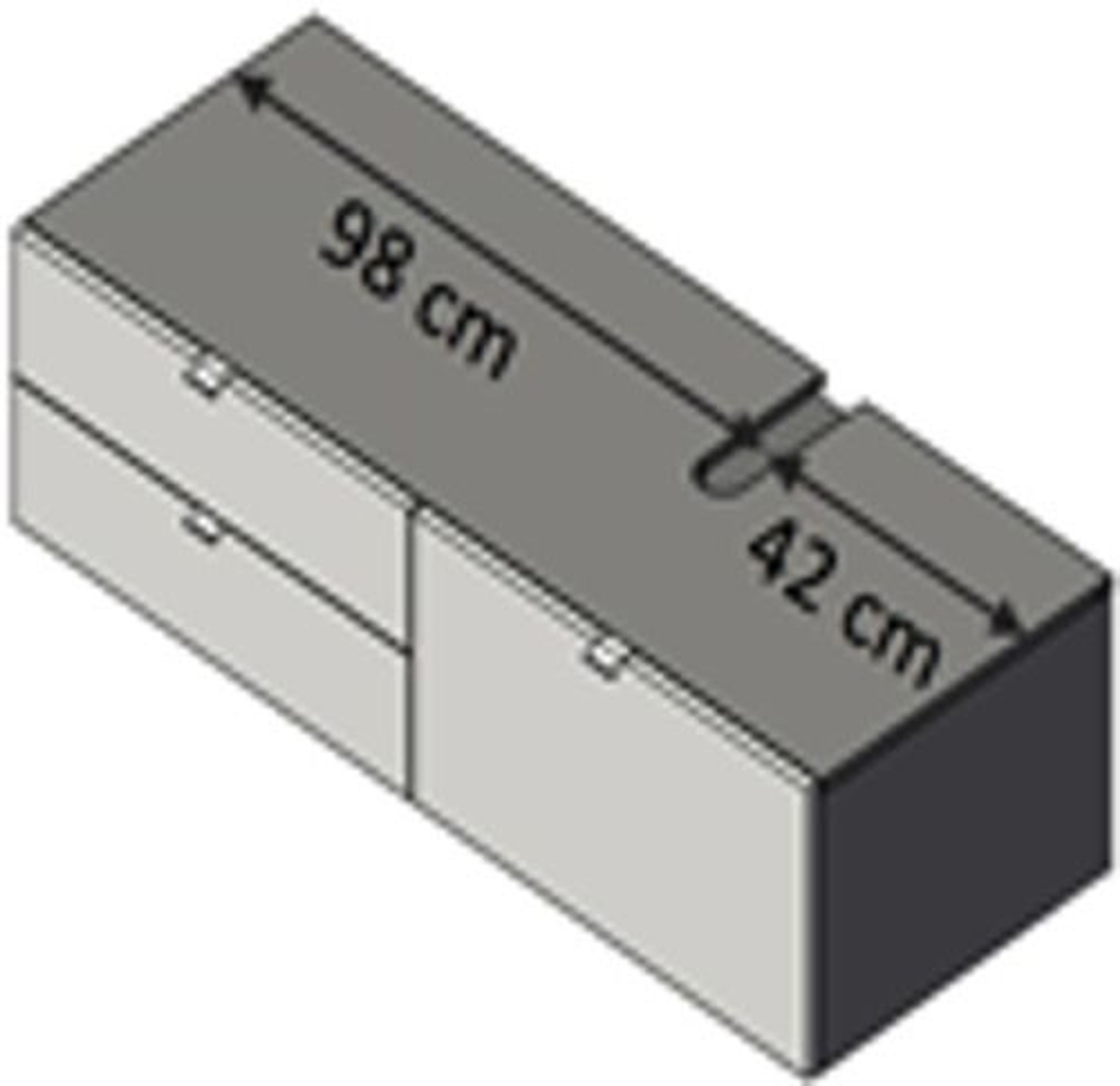 Badmöbel Set weiß Hochglanz grau opt. mit Waschbecken Lampe Badezimmer