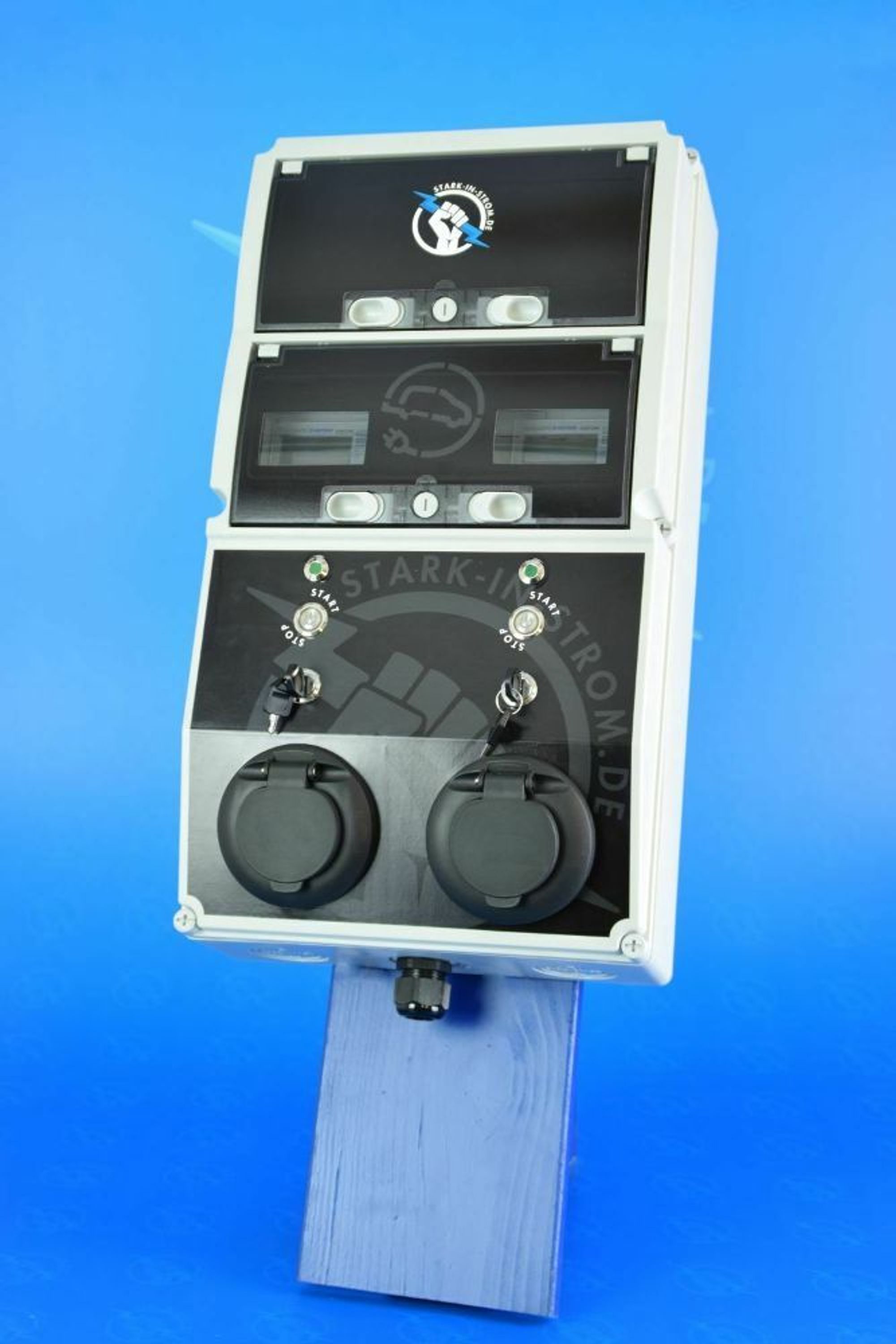 Wallbox 11 kw. DUOPLUG /2x 11 kw. FITyp B, Vorsicherung, Abschliessbar & Zähler kaufen bei Hood.de Wallbox 11 kw. DUOPLUG /2x 11 kw. FITyp B, Vorsicherung, Abschliessbar & Zähler kaufen bei Hood.de