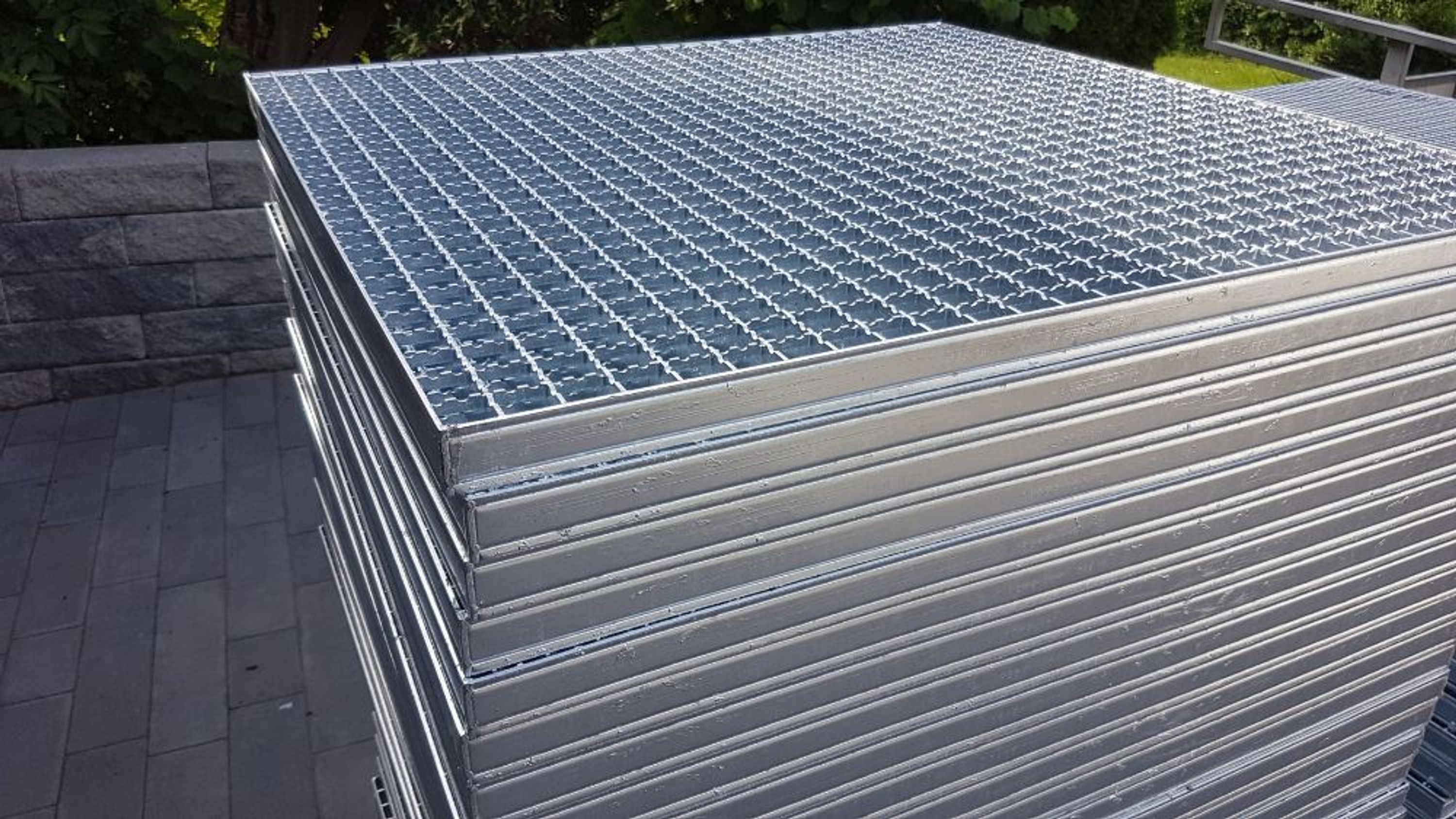 Industrie Gitterrost 1000x1000x 30/30 Tragstab 30/2mm Rutschhemmend ...