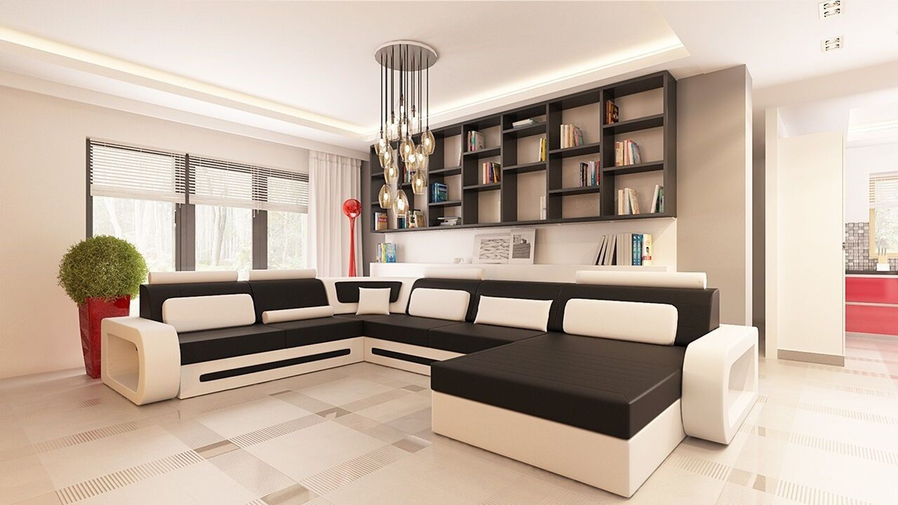 Ledersofa Ledercouch Schlafsofa SOFA Garnitur XXL Wohnlandschaft