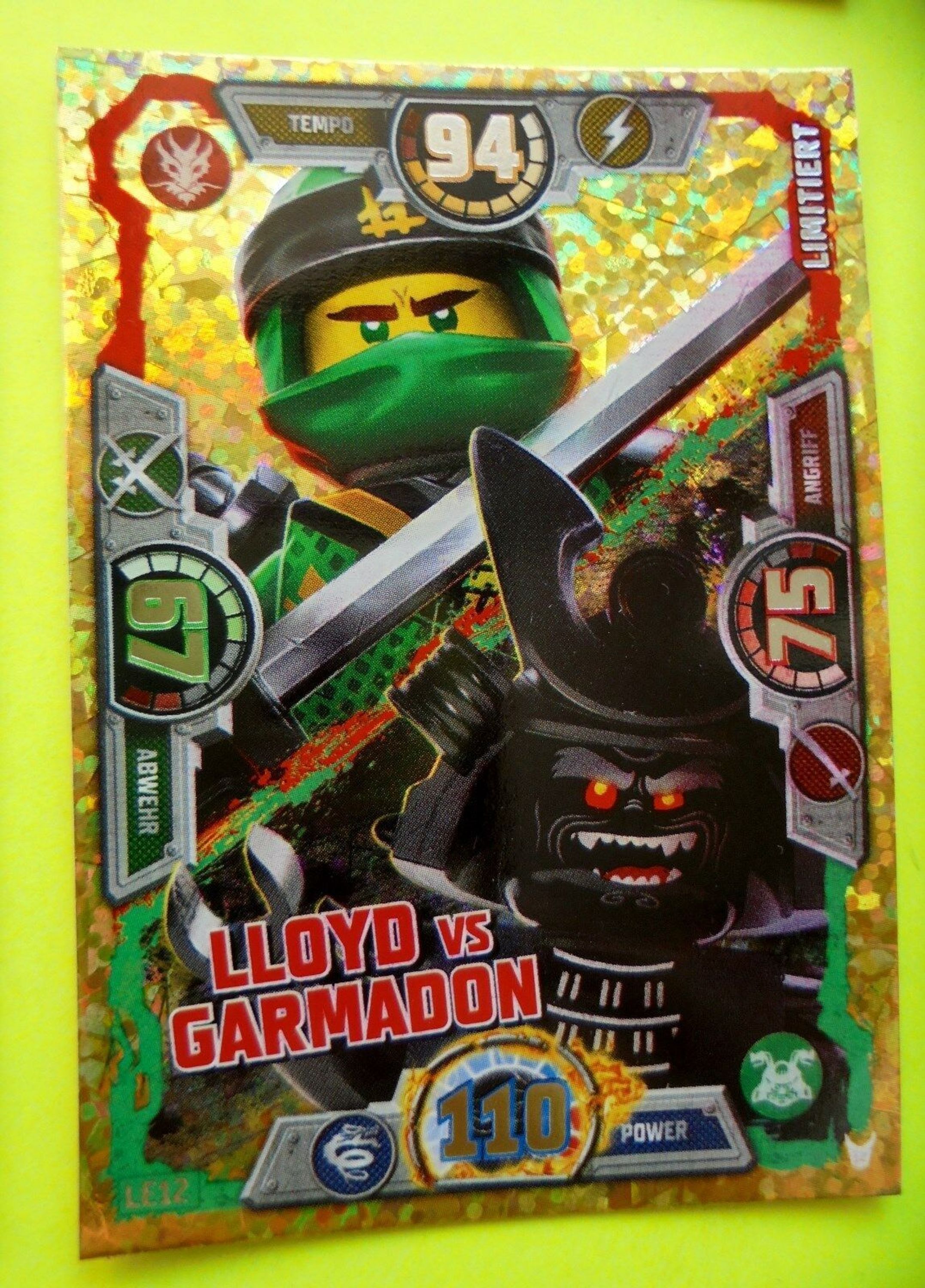 Auswahl Lego Ninjago Serie 3 Karten Trading Card Game Ninja Karten LE 1