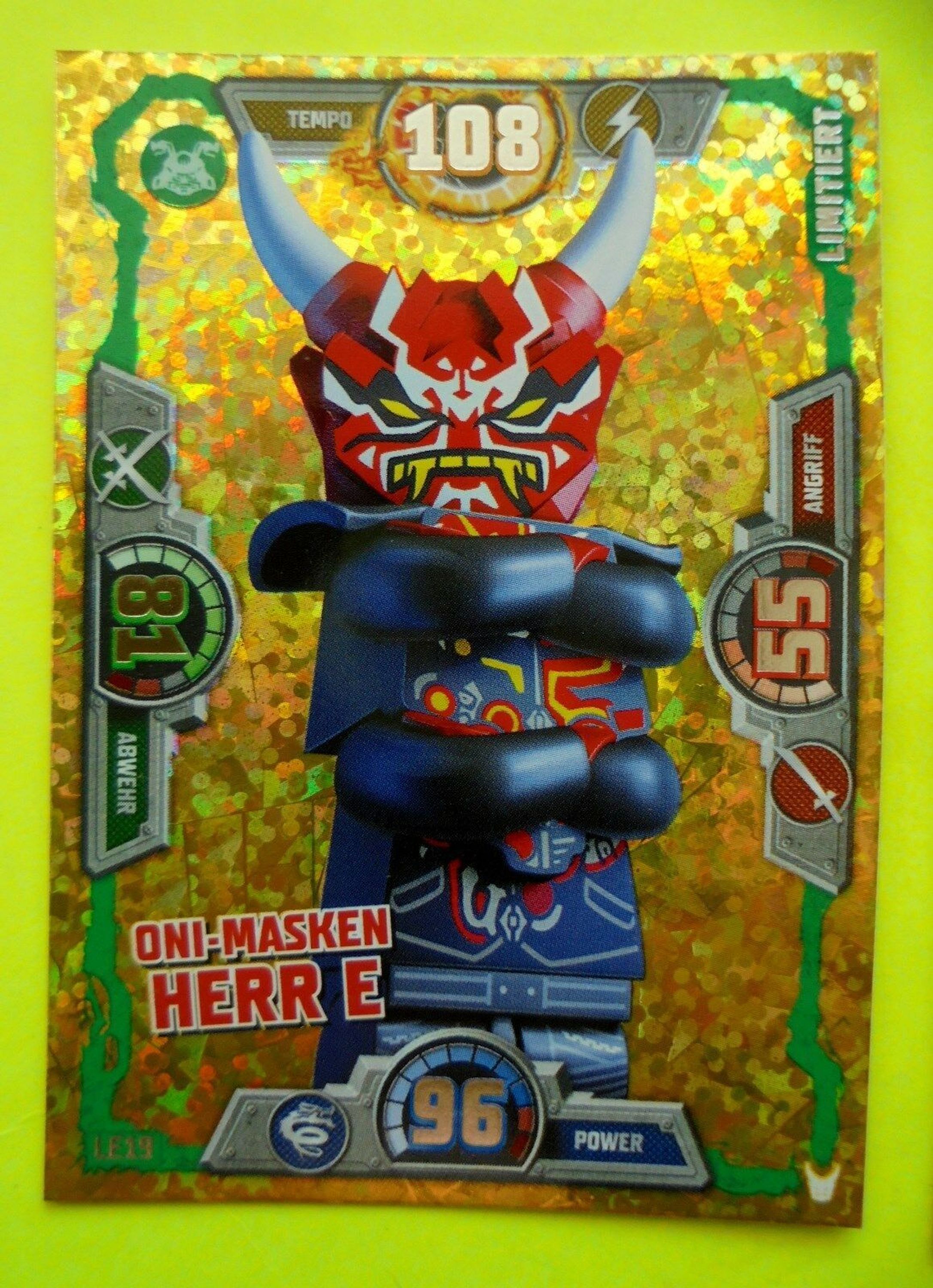 Auswahl Lego Ninjago Serie 3 Karten Trading Card Game Ninja Karten LE 1
