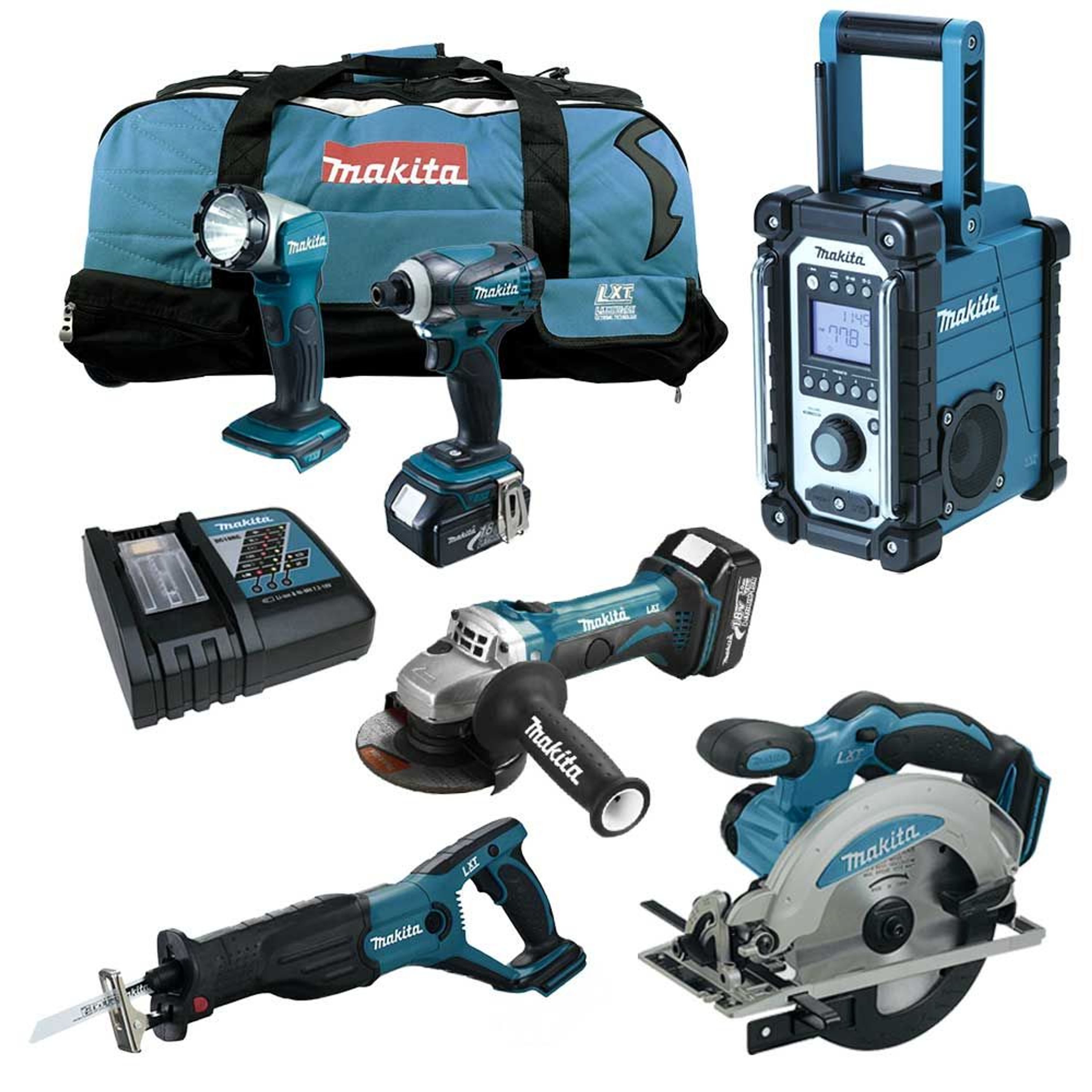 Makita Akkuschrauber Set 18V Radio