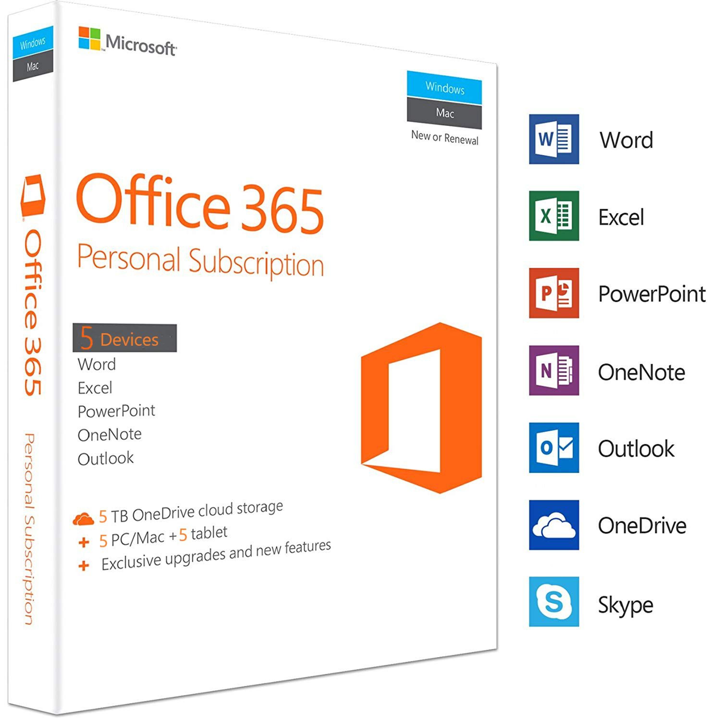 MS Microsoft Office 365 für 5 Mac oder 5 PC / Vollversion kaufen bei ...