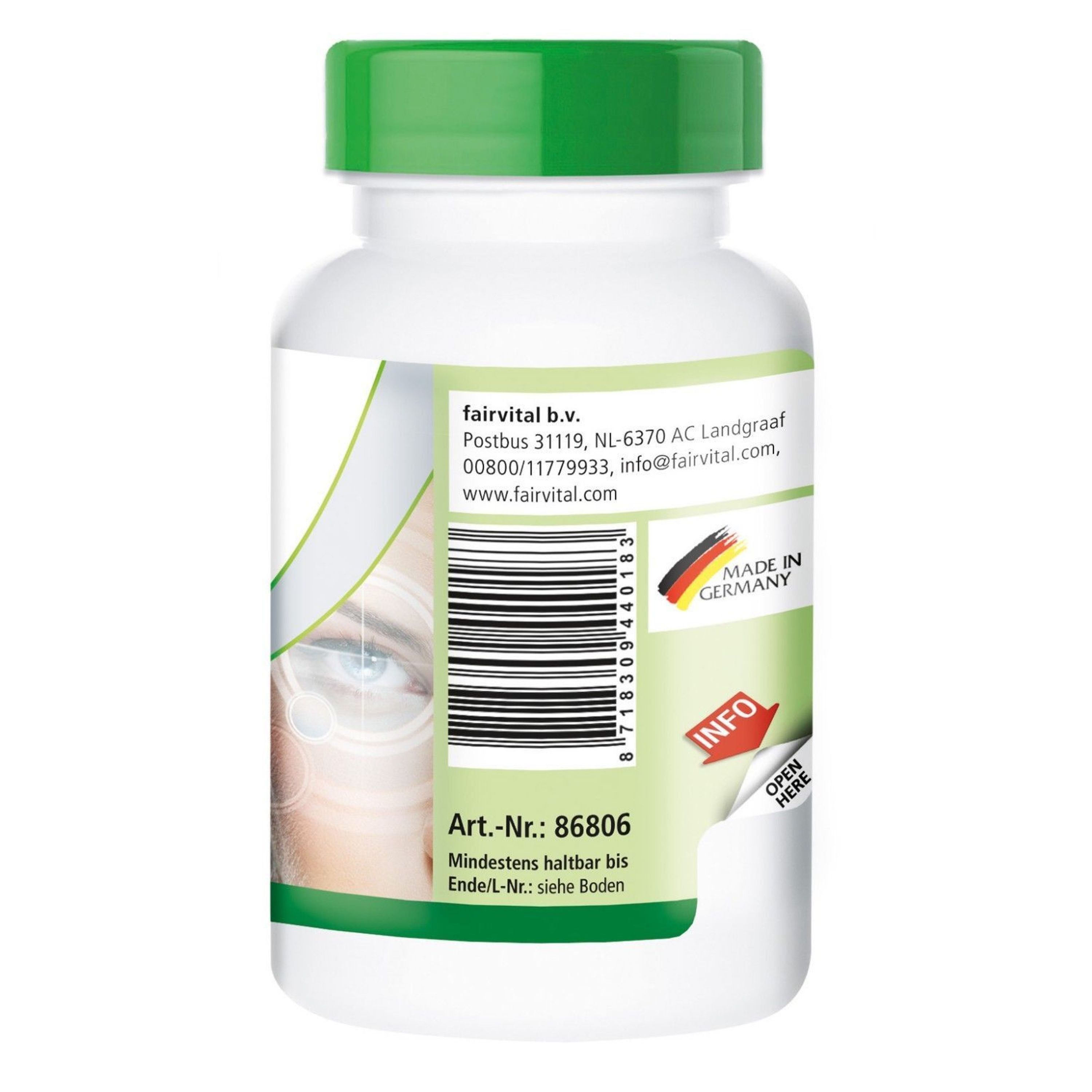 Augenvitamine 60 Tabletten, Multi-Präparat mit Vitamin A - fairvital ...