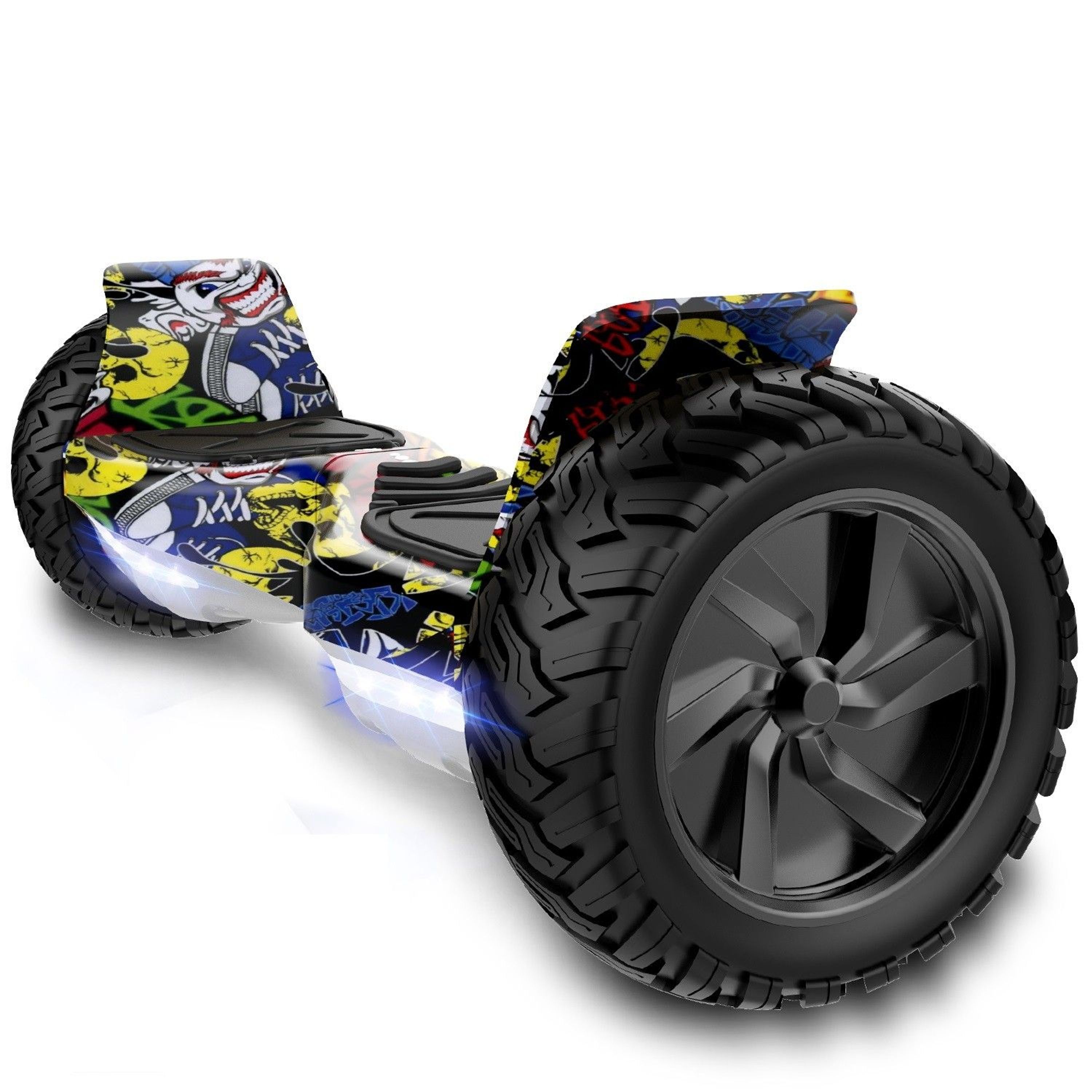 Mega Motion Hoverboard 8.5 "OffRoad Hummer 700W Motor Schwarz App LED