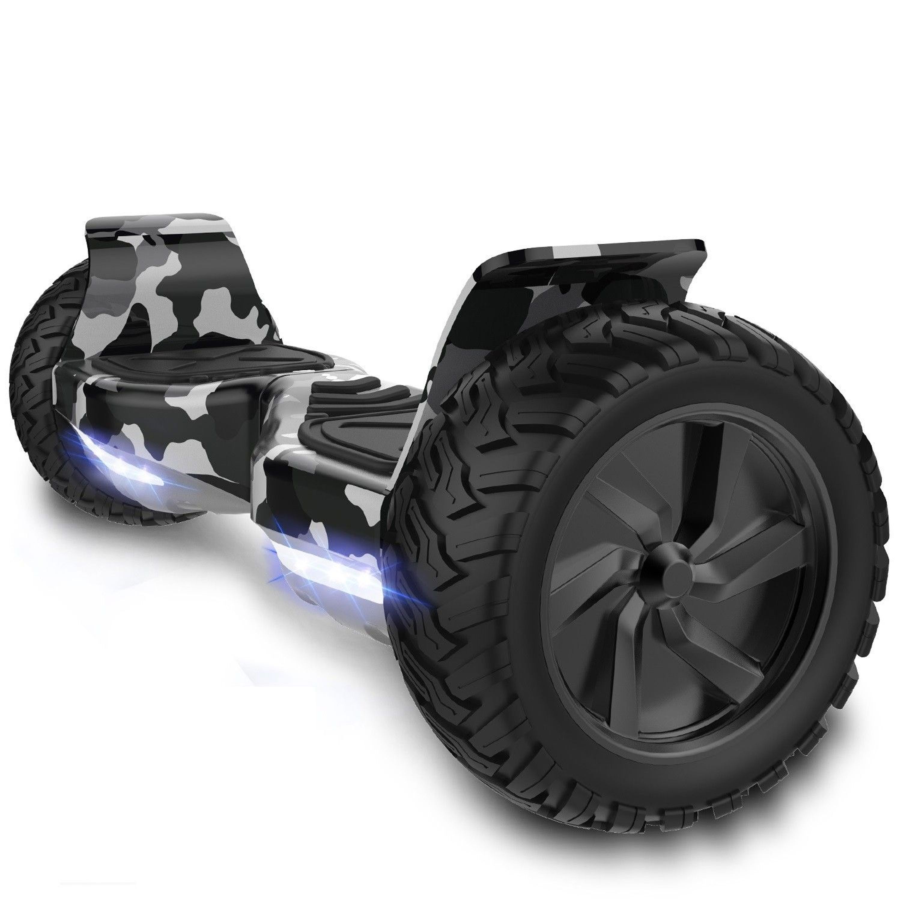 Mega Motion Hoverboard 8.5 "OffRoad Hummer 700W Motor Schwarz App LED