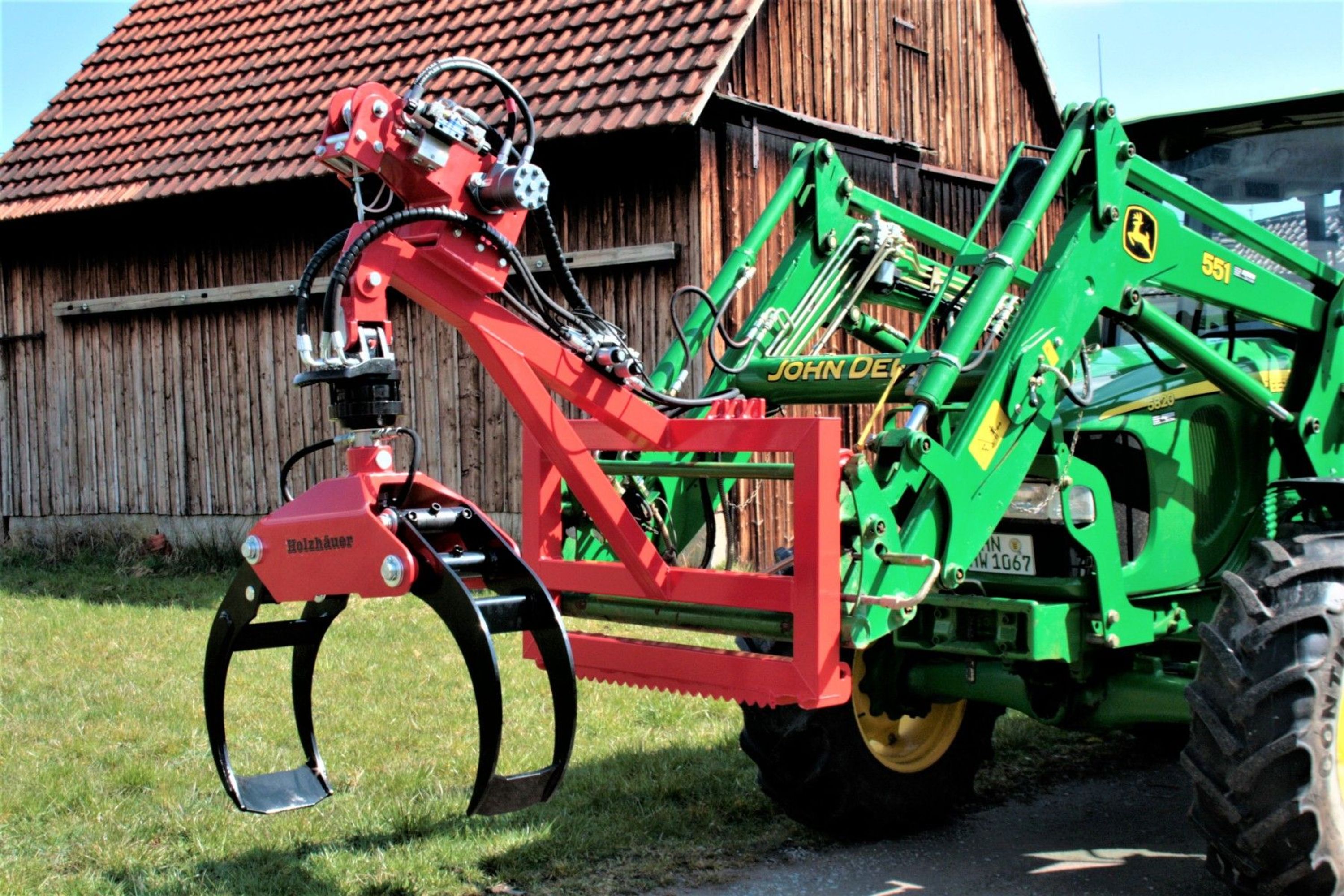 Hydraulische Seilwinde HAW3000 mit manuellem Ventil Bagger Radlader
