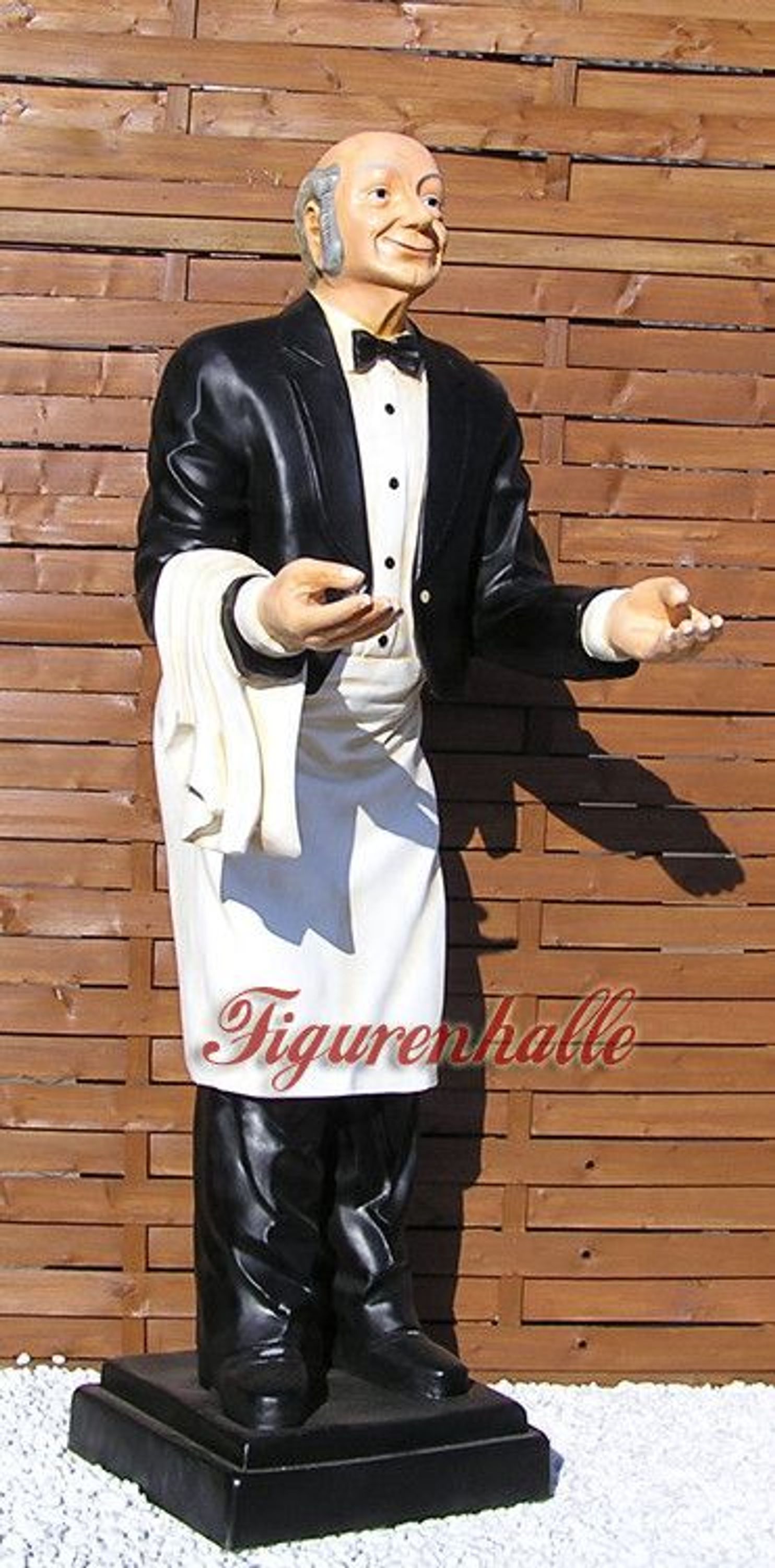 Butler Figur Mit Tablett Lebensgro
