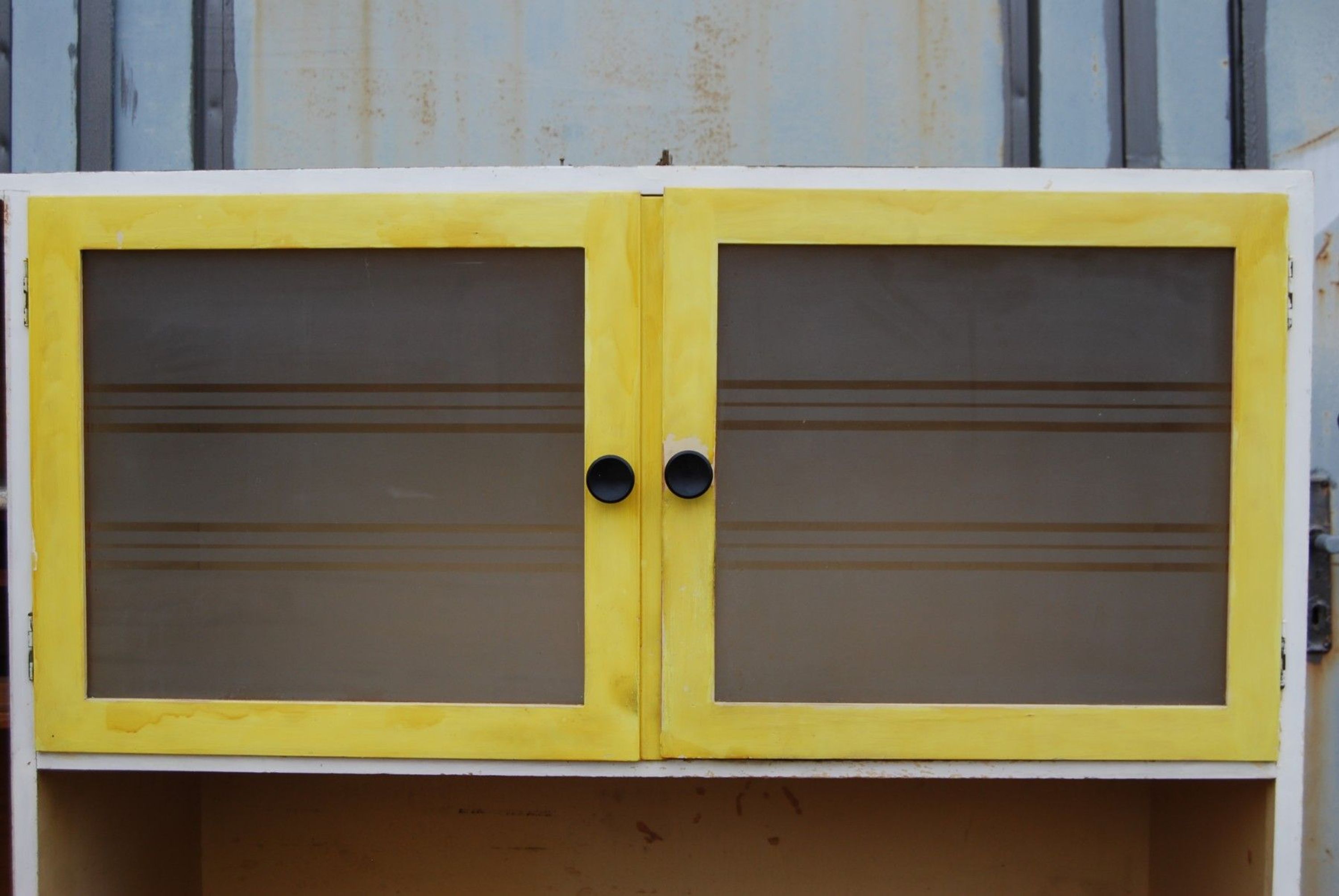 Kleine Küchenzeile der 70er/60er Jahre / Küchenschränke zum zum