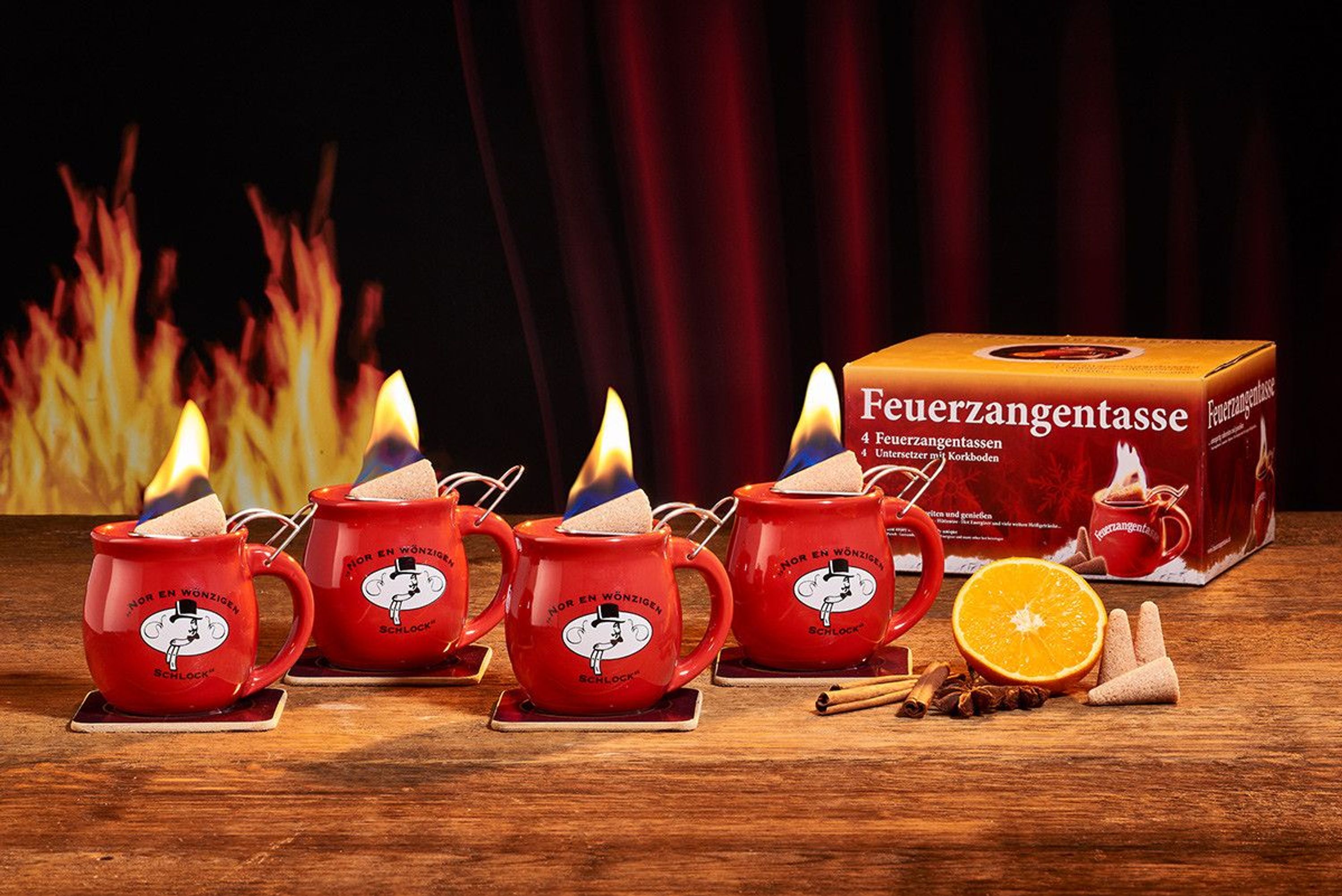Feuerzangentasse 4er-Set Geschenkset kaufen bei Hood.de