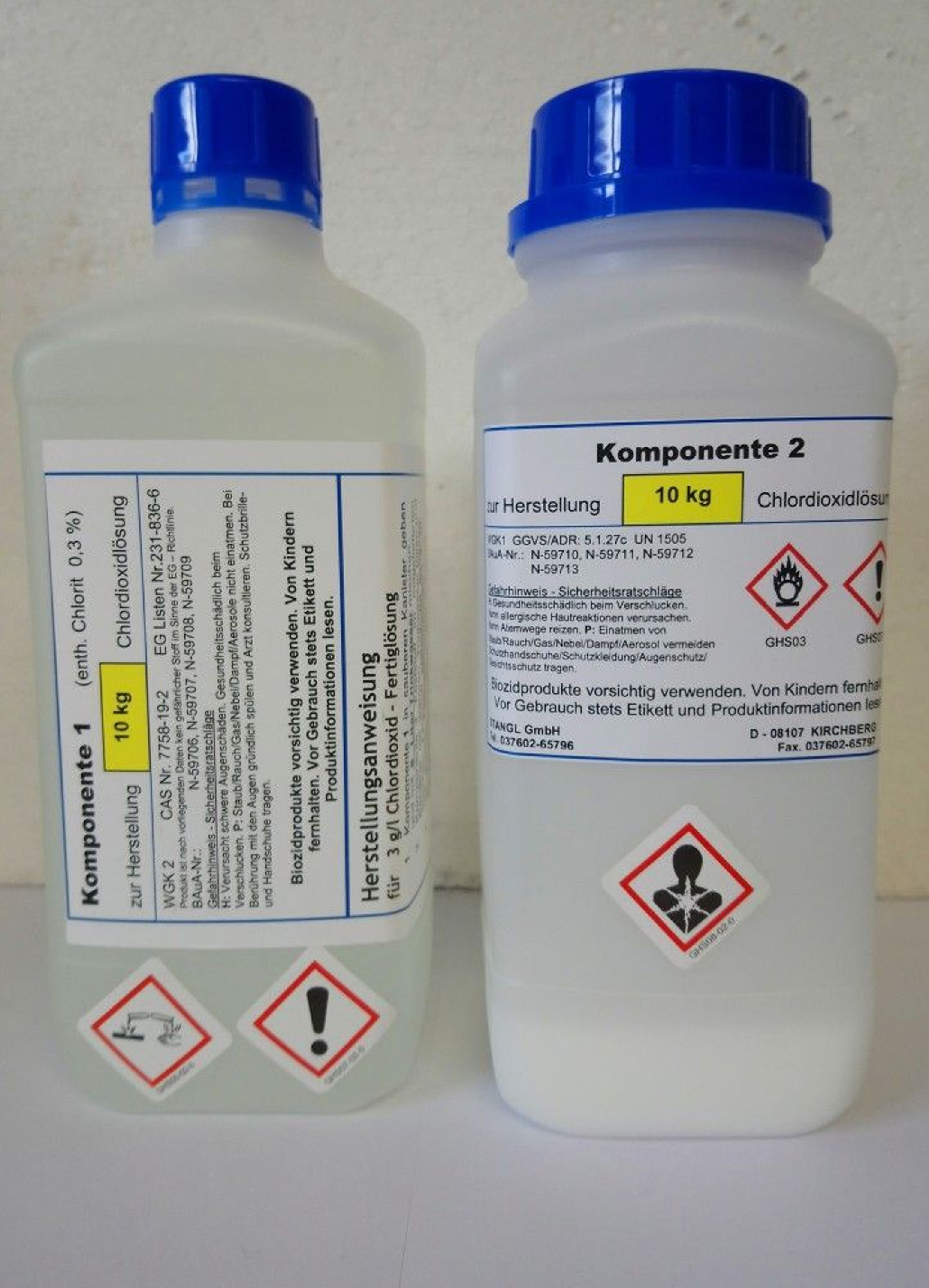 Chlordioxid ohne Erzeugeranlage (10L) kaufen bei Hood.de