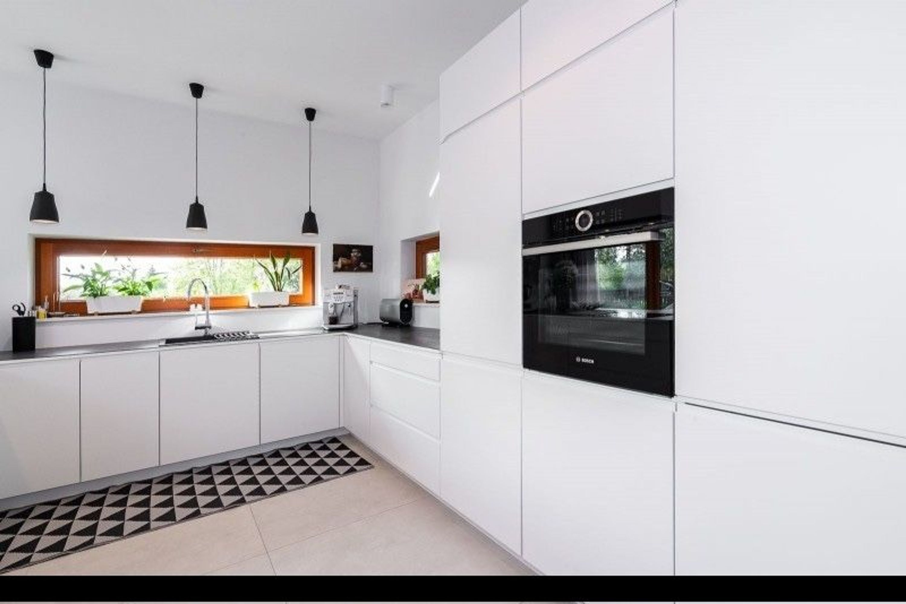 Moderne weiße grifflose Küche Eckküche Soft Close kaufen bei Hood.de