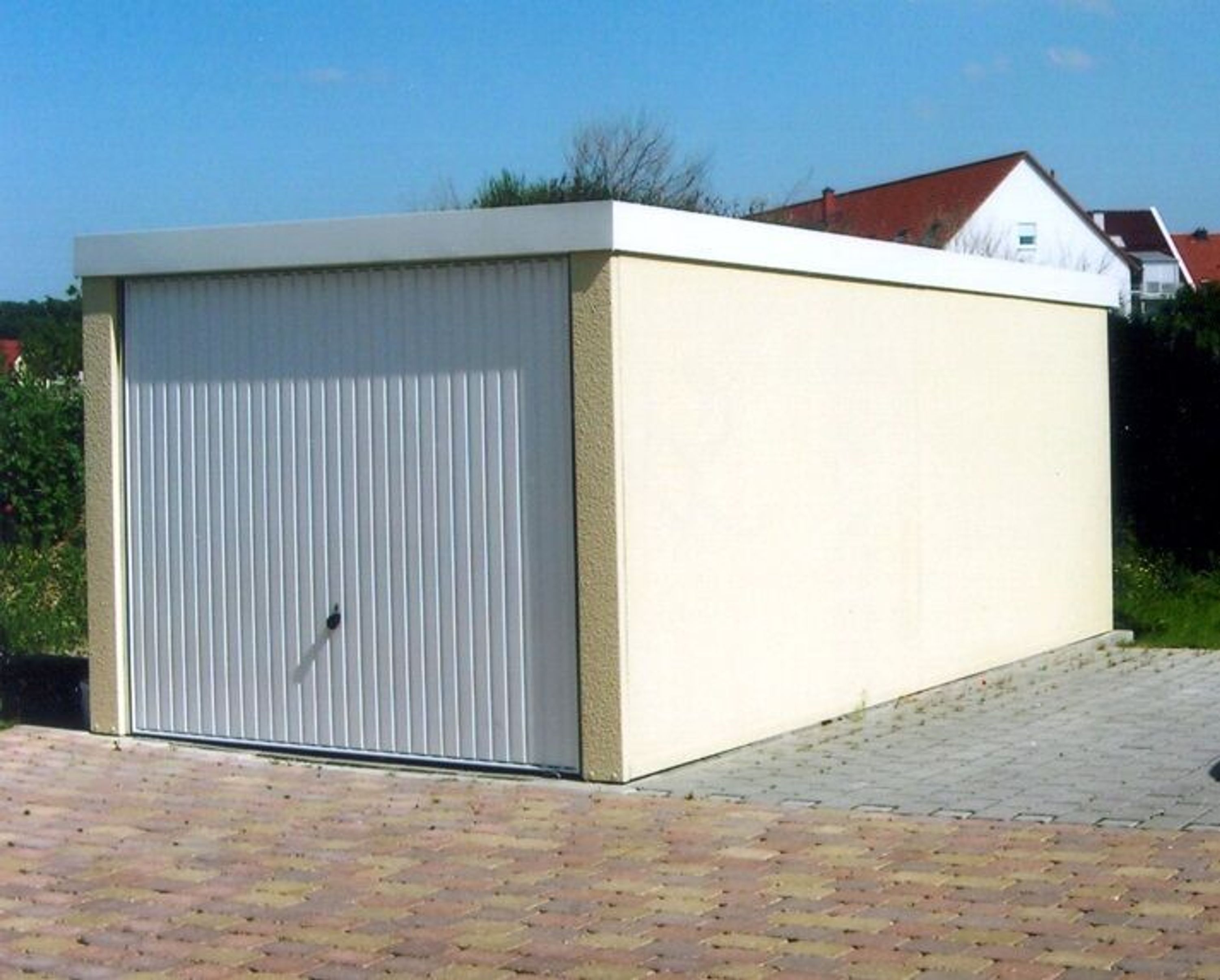 Fertiggarage Hochraumgarage Caravangarage 3,15 m x 8,94 m x 3,00 m NEU ...